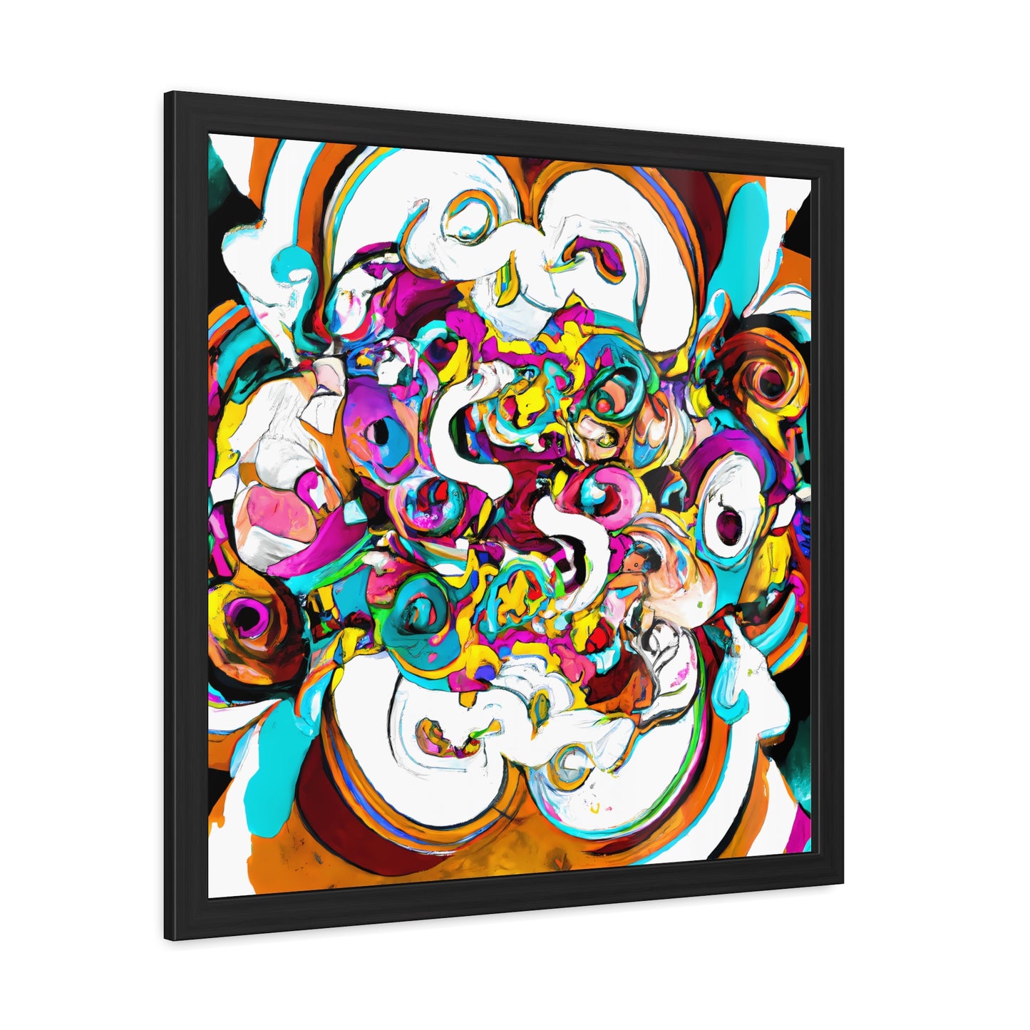 Fabstract 72 - on Framed Print