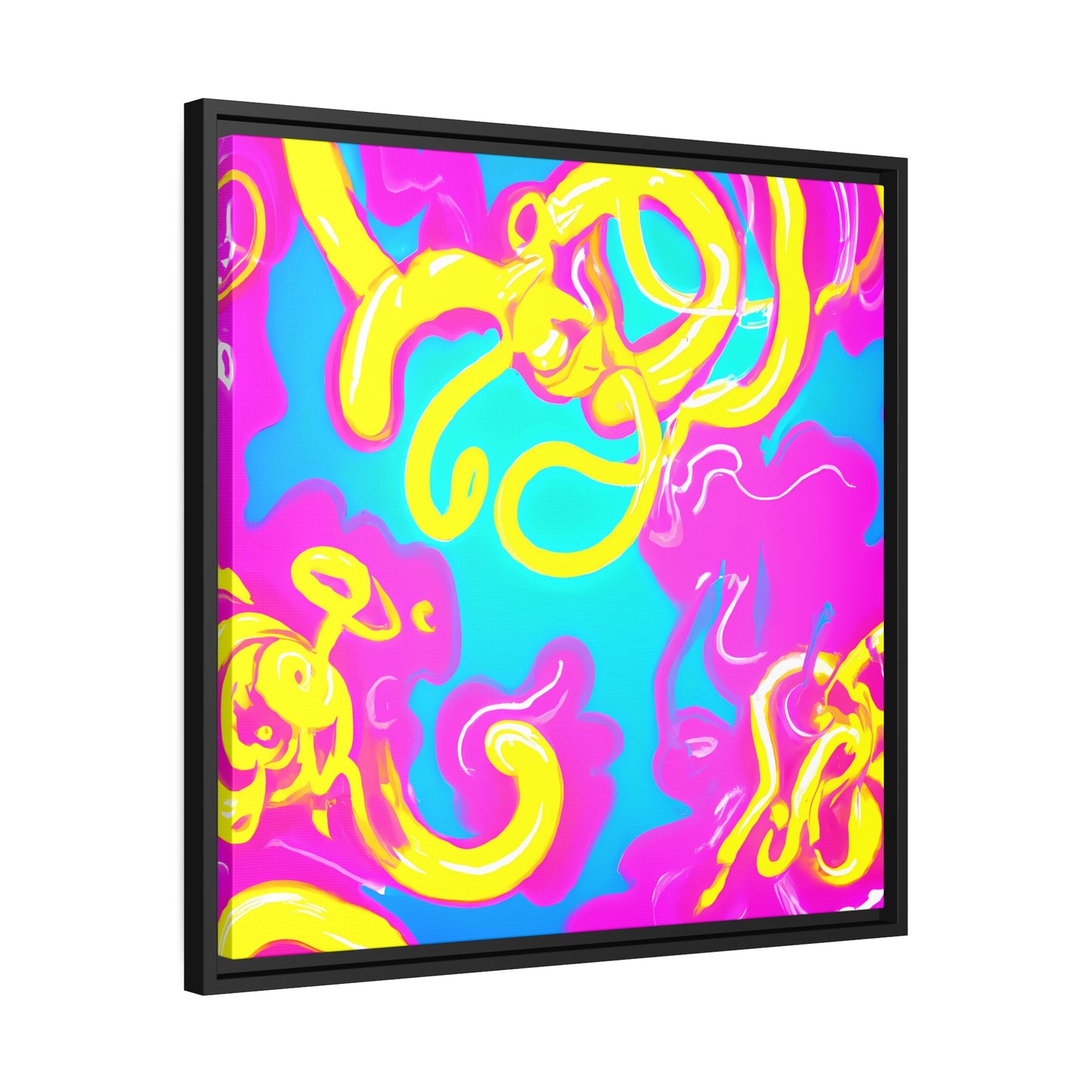 Future Graffiti 13 - on Framed Canvas