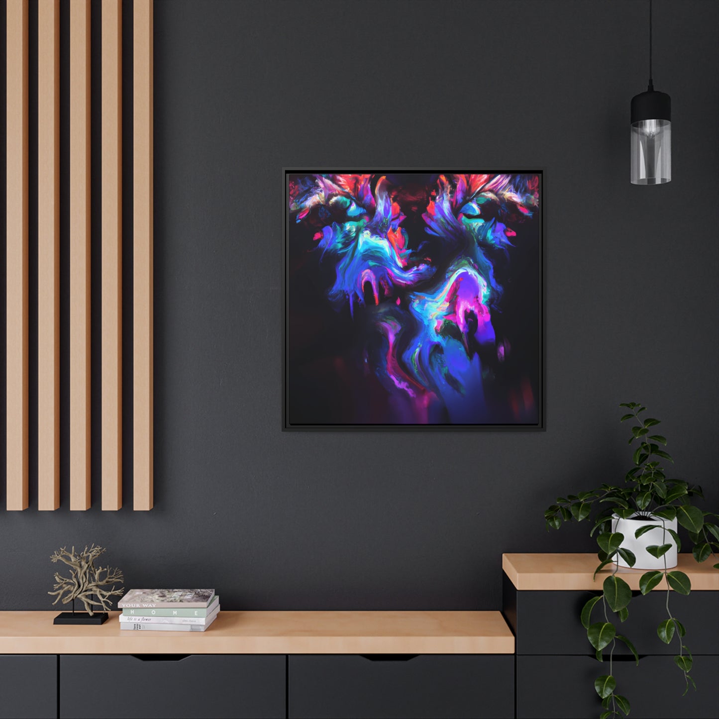 Quantum Euphoria 17 - on Framed Canvas