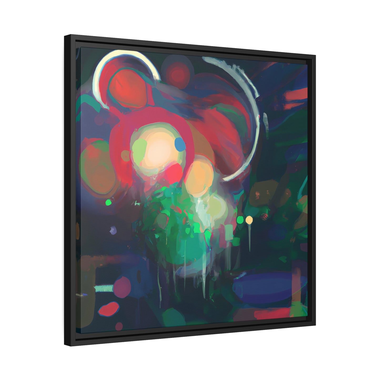 Fabstract 54 - on Framed Canvas