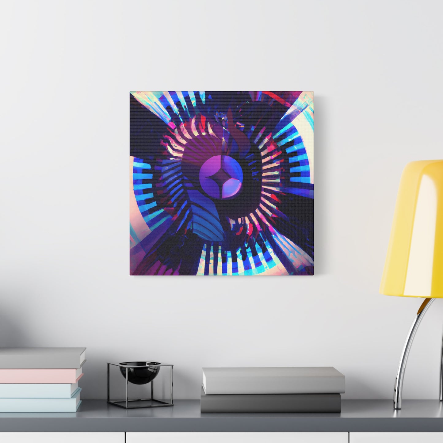 Neon Nexus 9 - on Canvas