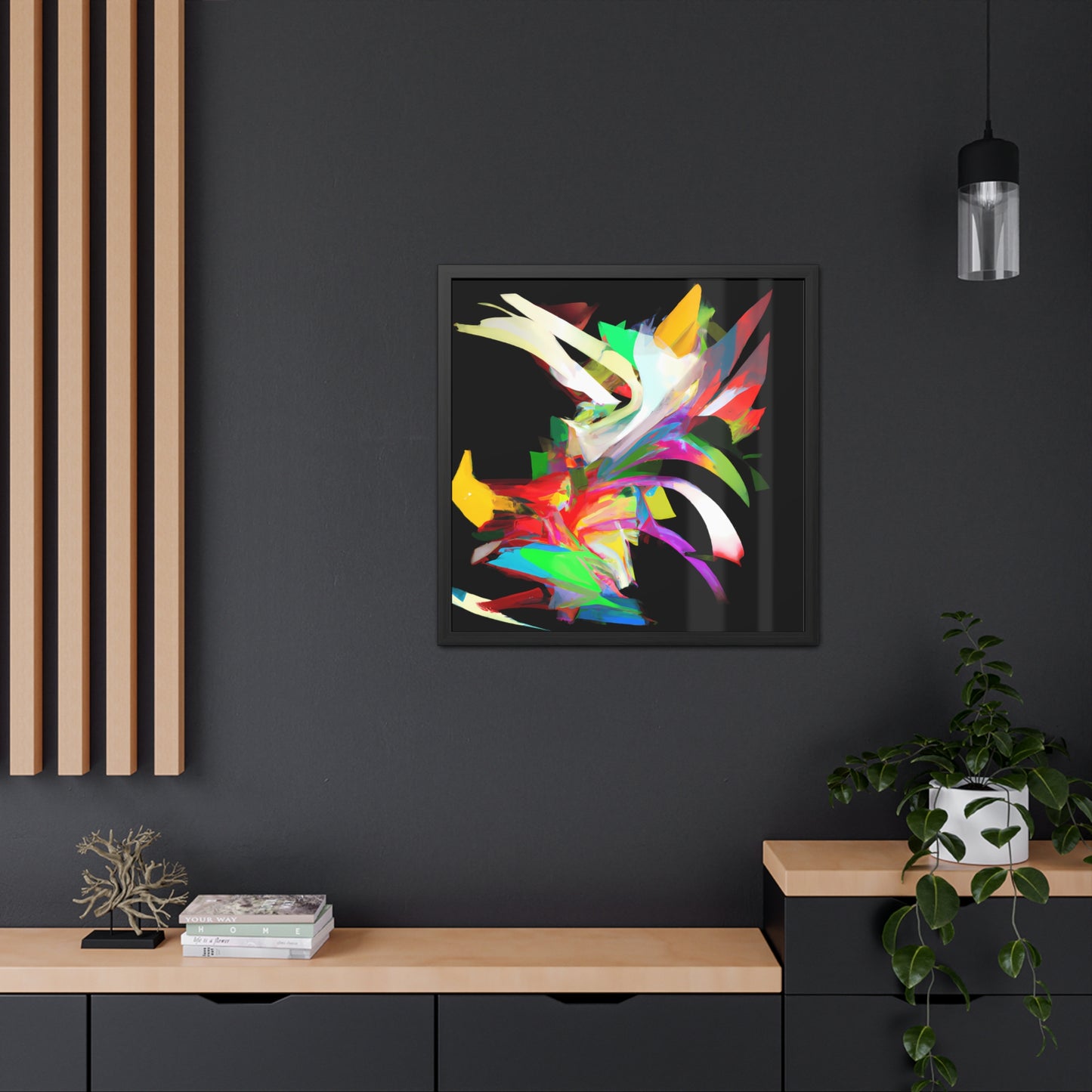 Fabstract 8 - on Framed Print