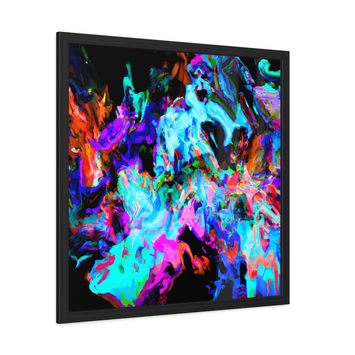 Fabstract 58 - on Framed Print