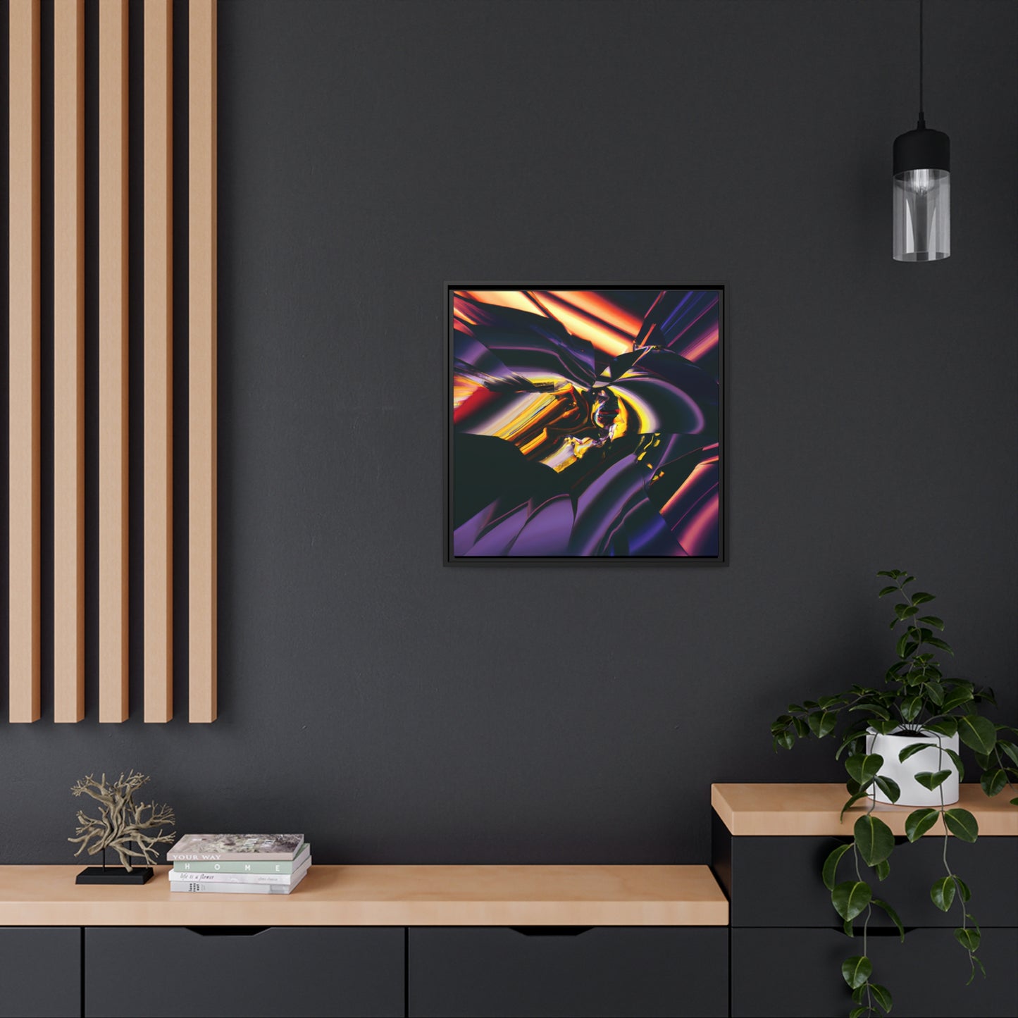 Temporal Flux 16 - on Framed Canvas