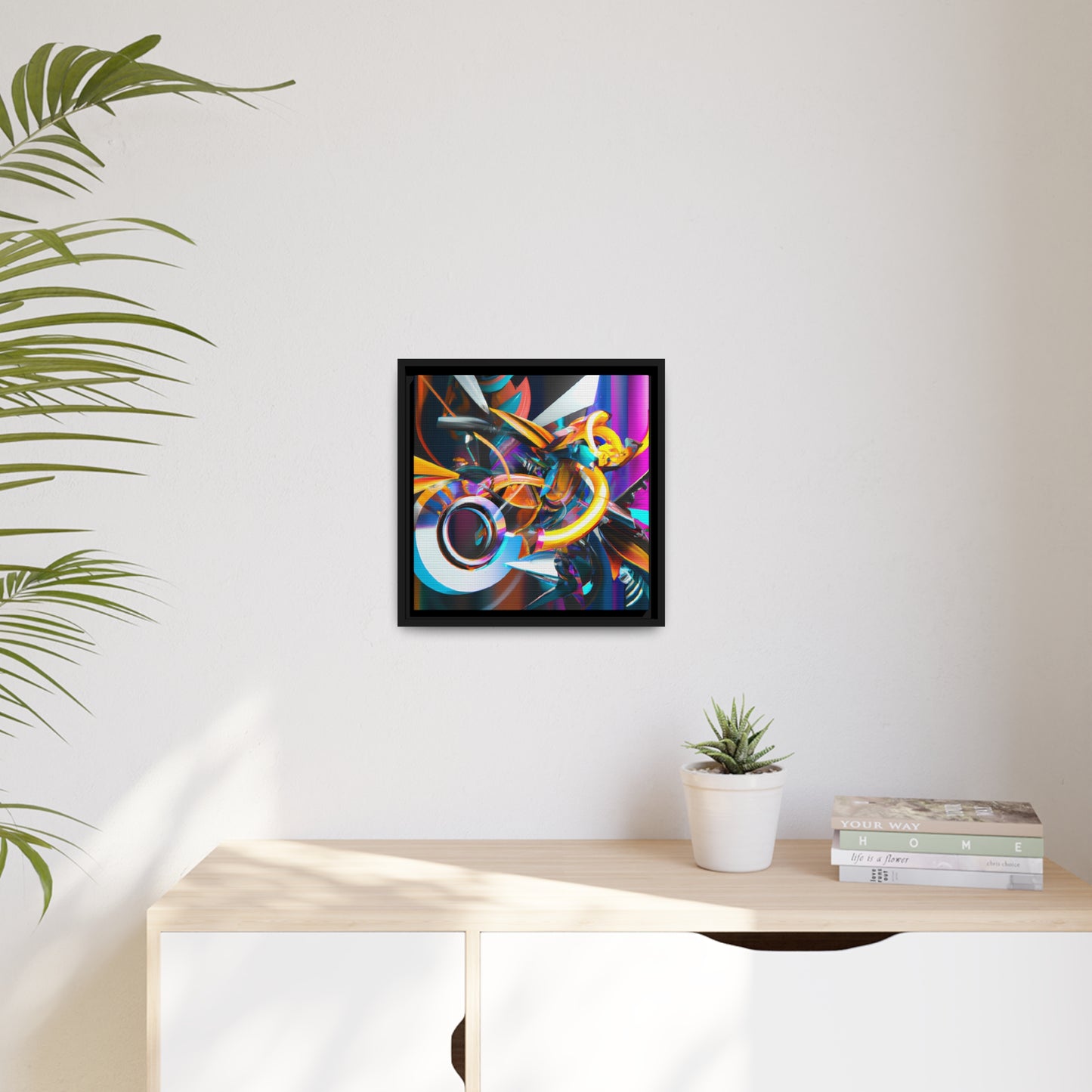 Temporal Flux 20 - on Framed Canvas