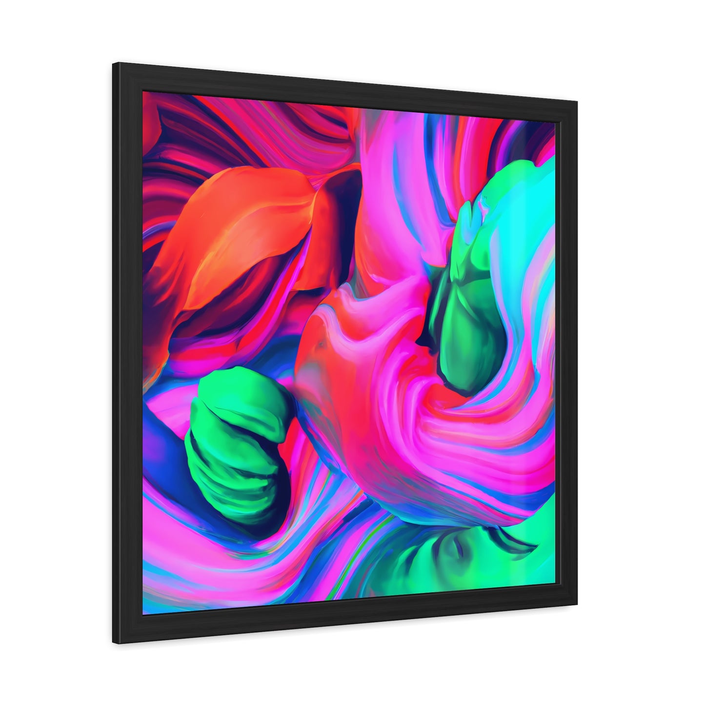 Fabstract 62 - on Framed Print