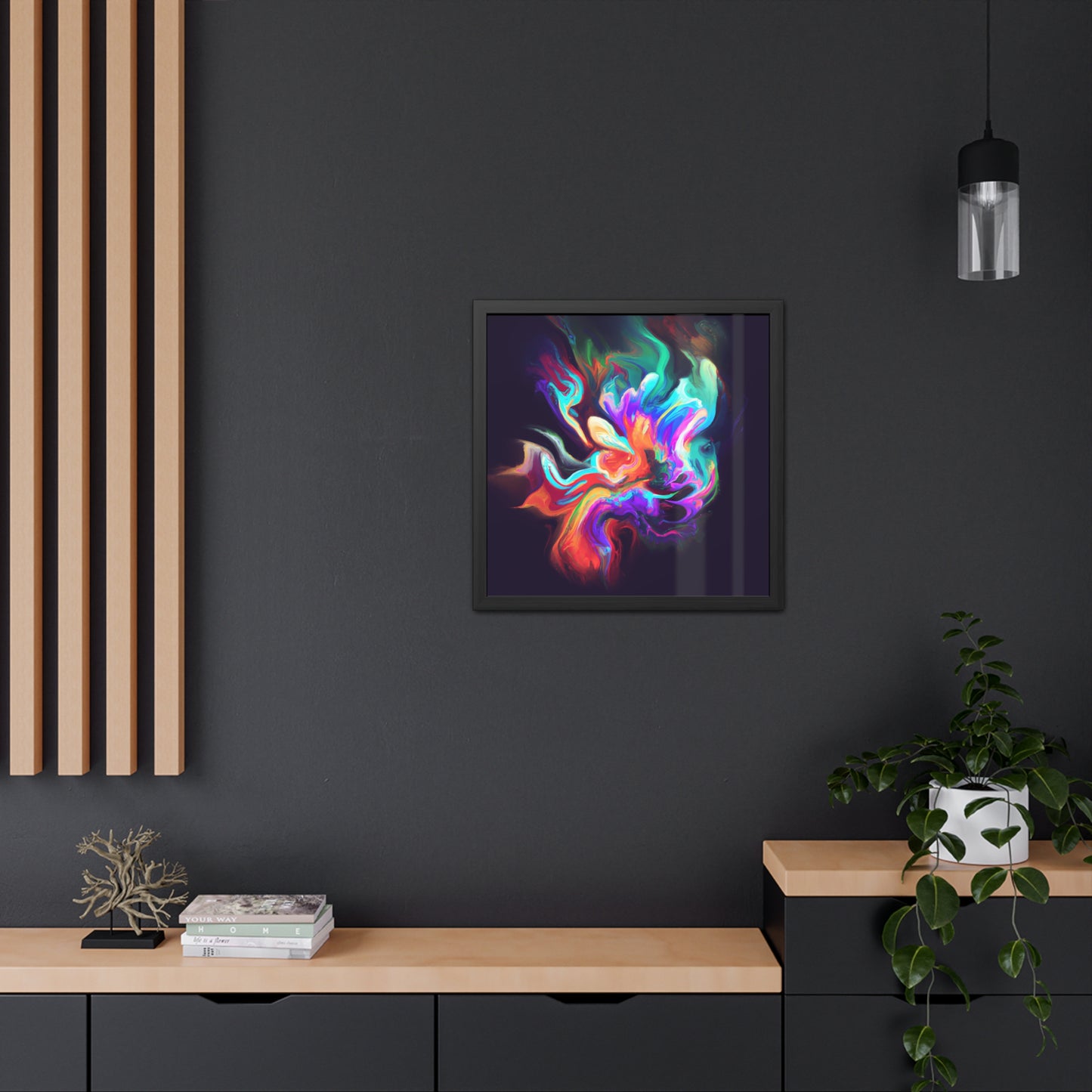 Quantum Euphoria 1 - on Framed Print