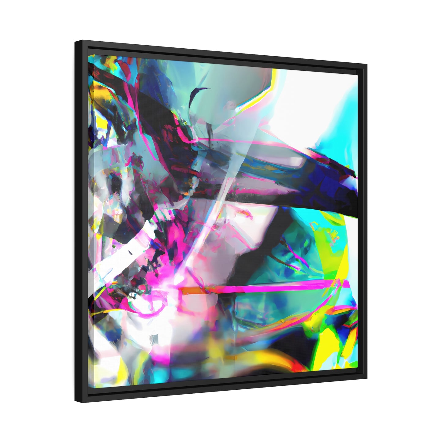 Future Graffiti 9 - on Framed Canvas