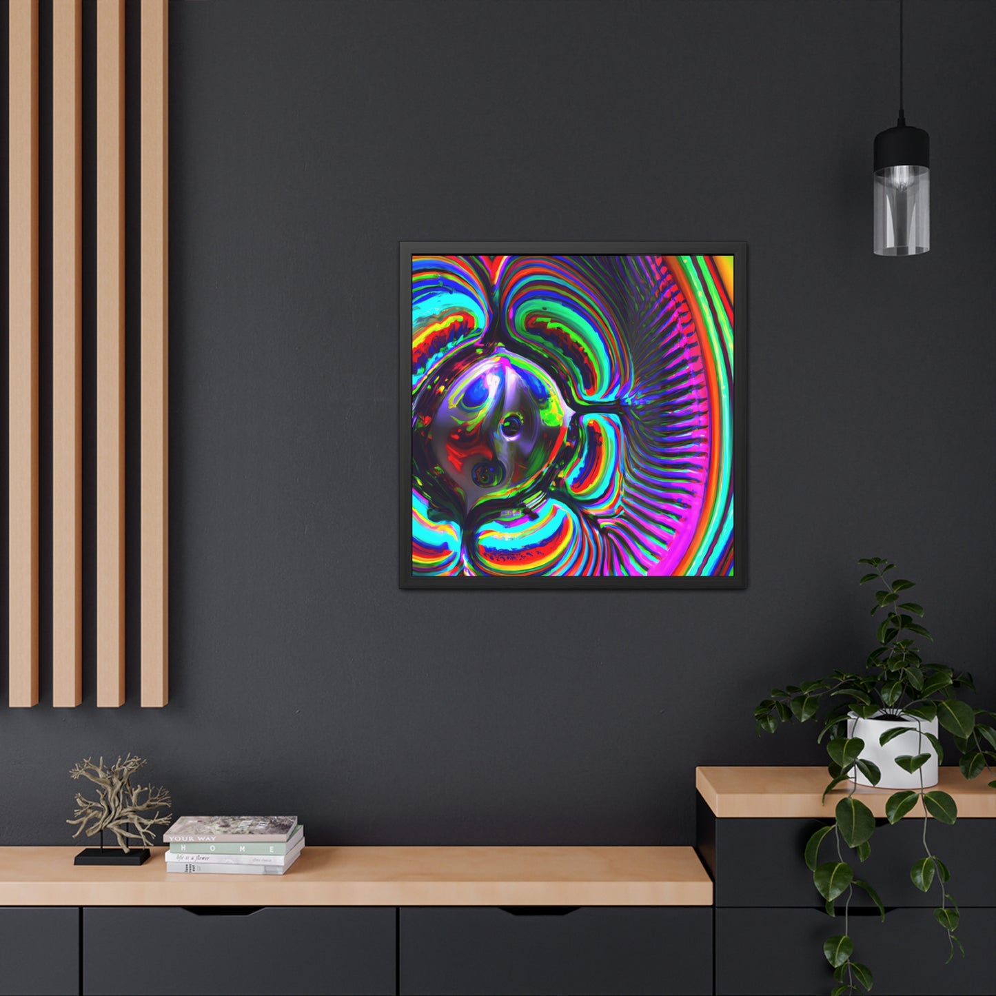 Neon Nexus 2 - on Framed Print