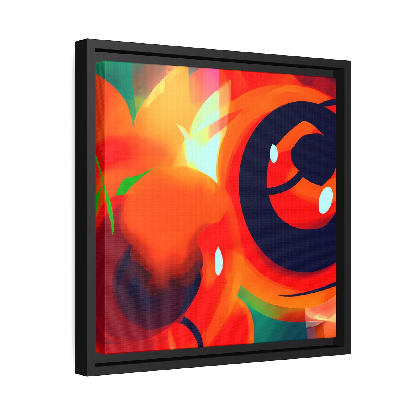 Fabstract 7 - on Framed Canvas