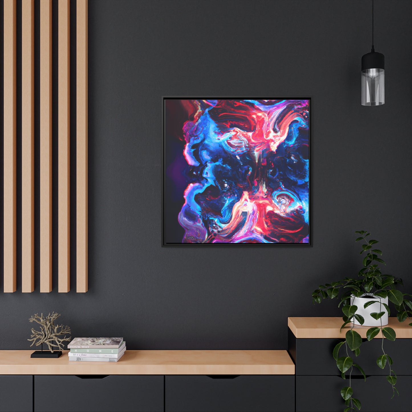 Quantum Euphoria 5 - on Framed Canvas