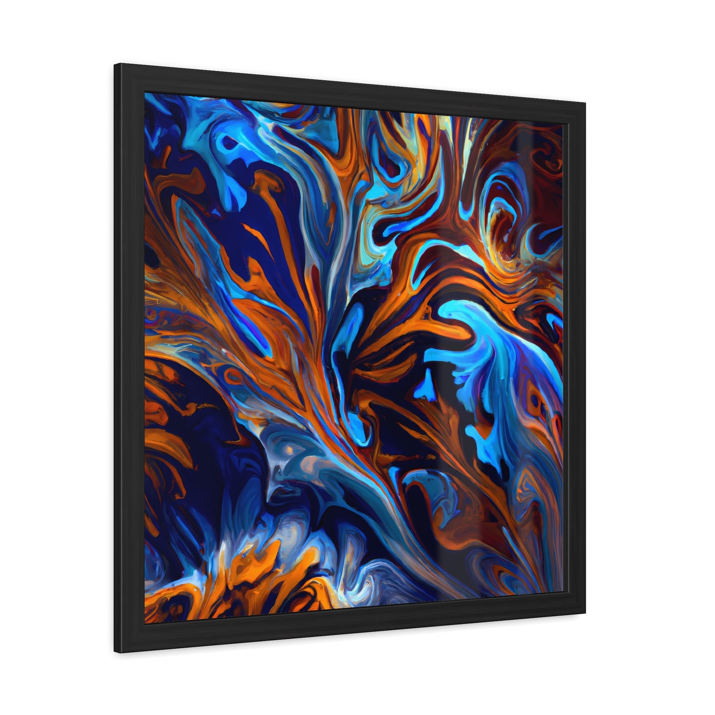 Fabstract 106 - on Framed Print