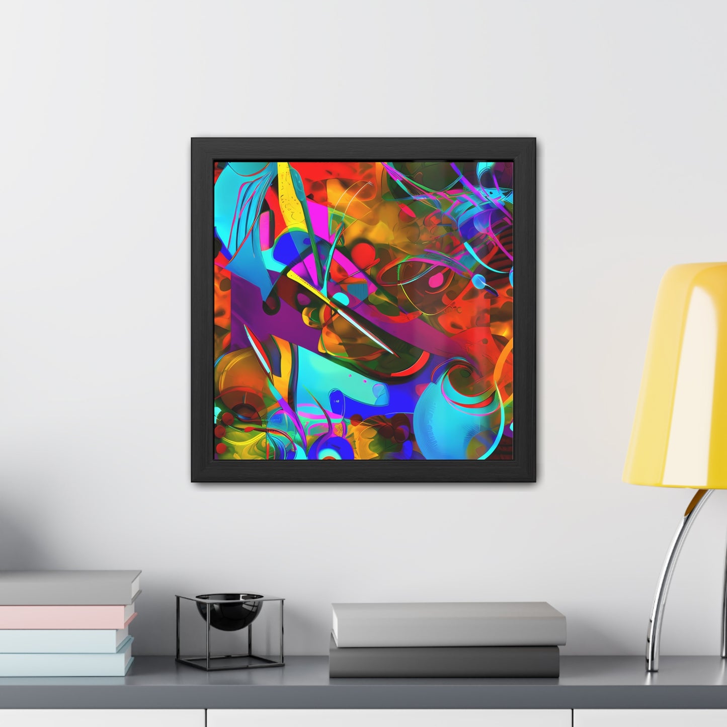 Fabstract 67 - on Framed Print