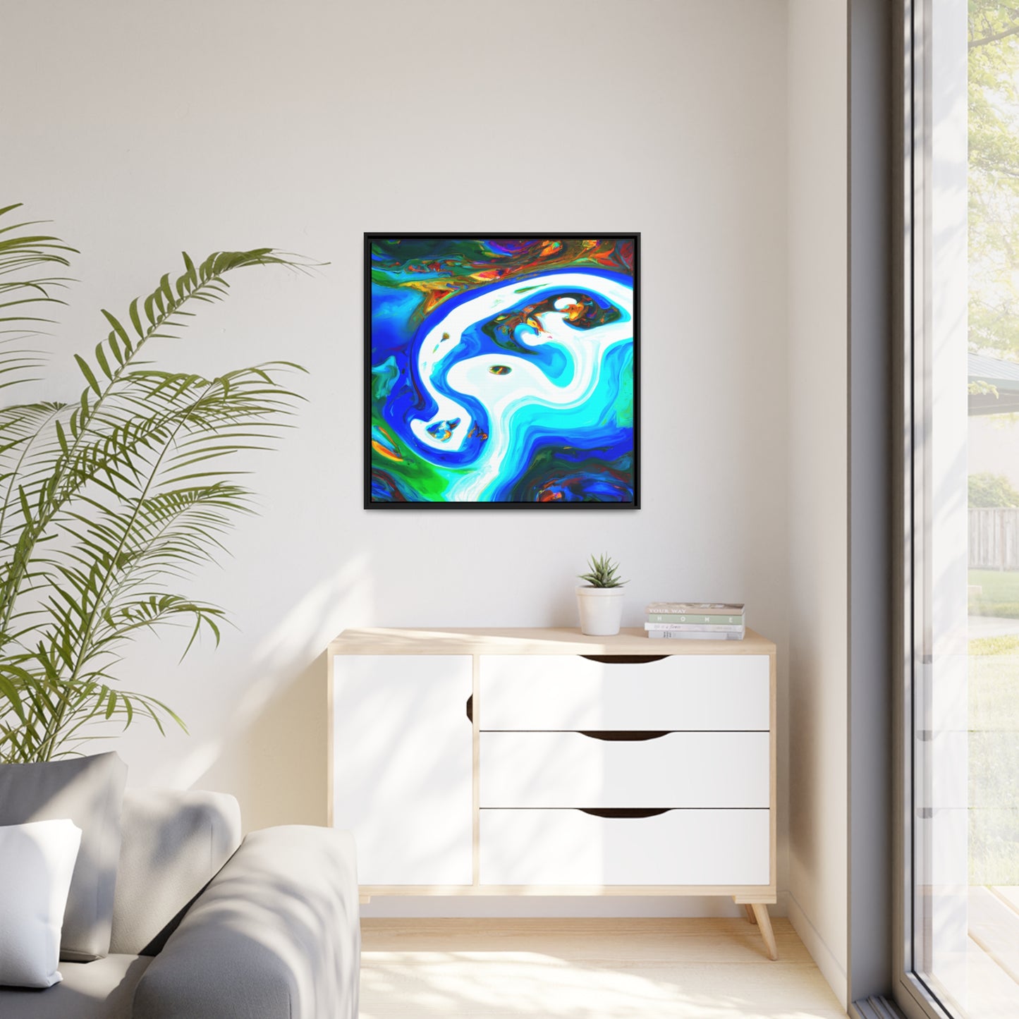 Infinite Perspectives 20 - on Framed Canvas