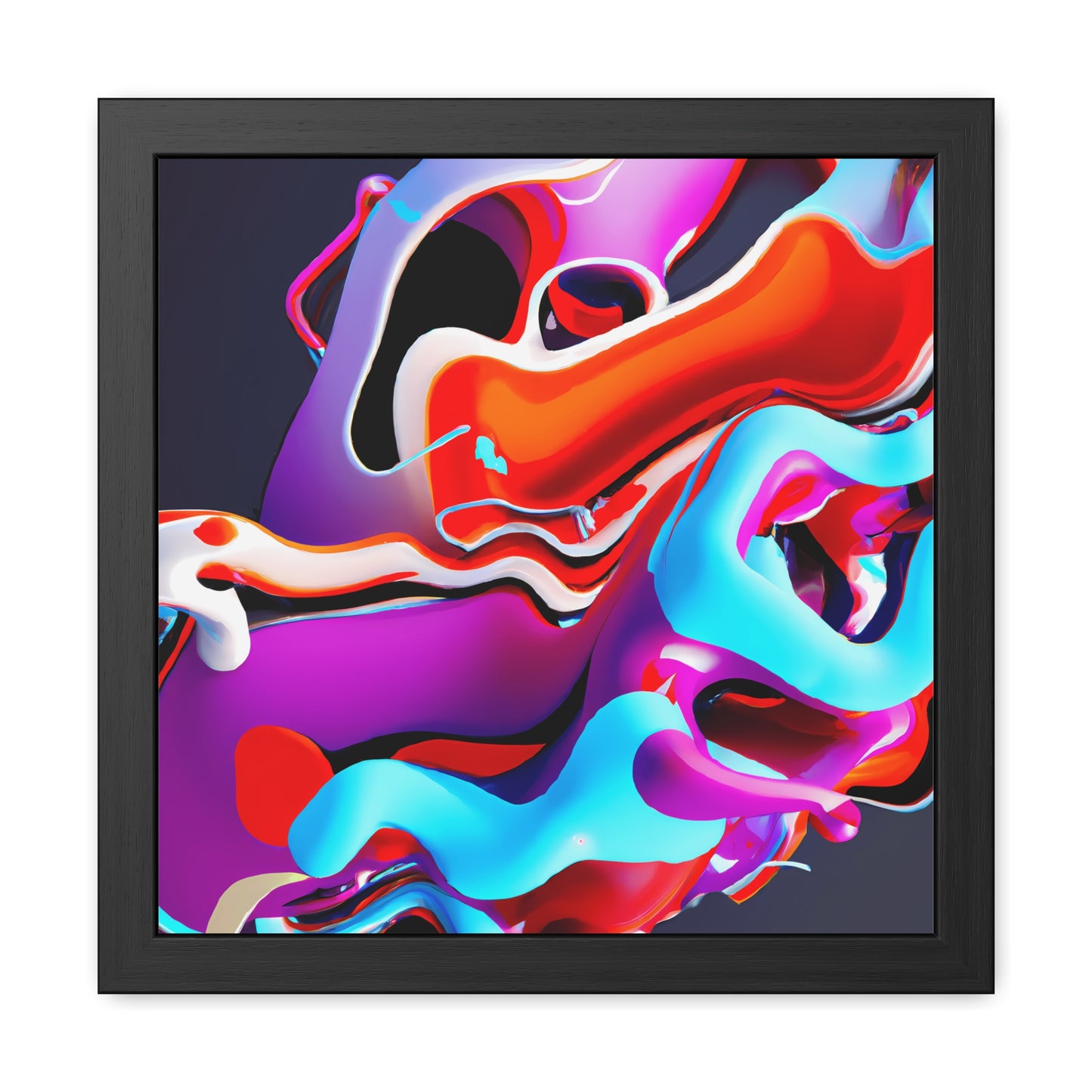 Fabstract 24 - on Framed Print