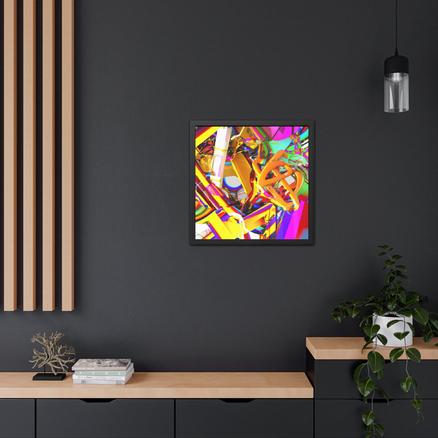 Future Graffiti 17 - on Framed Print