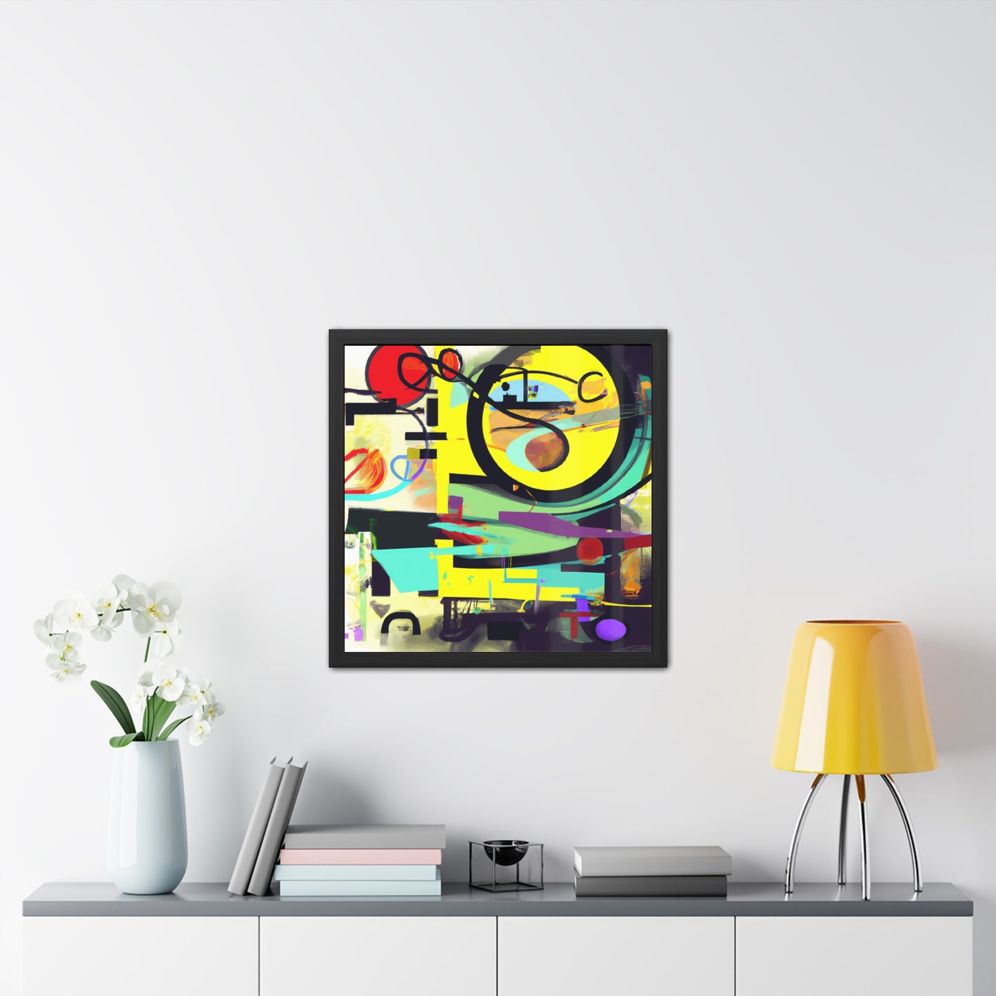 Fabstract 25 - on Framed Print