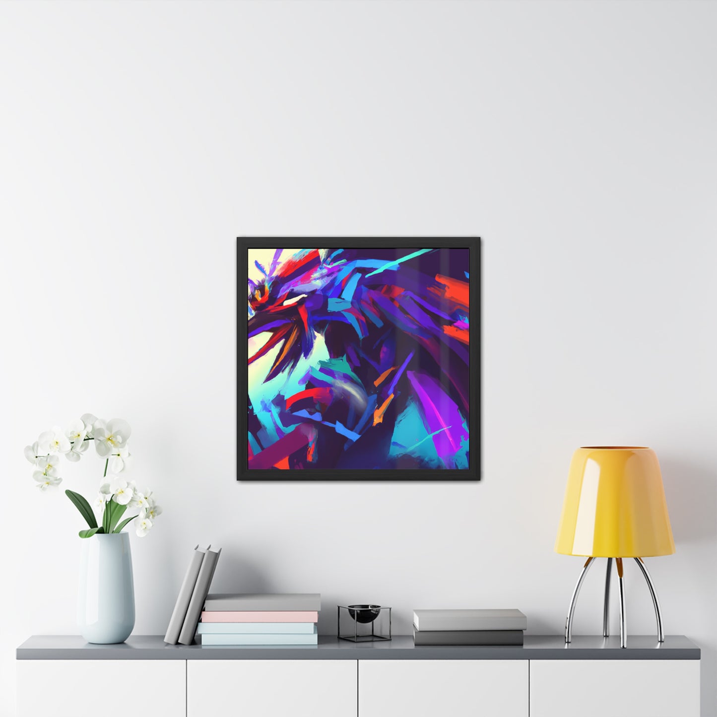 Fabstract 51 - on Framed Print