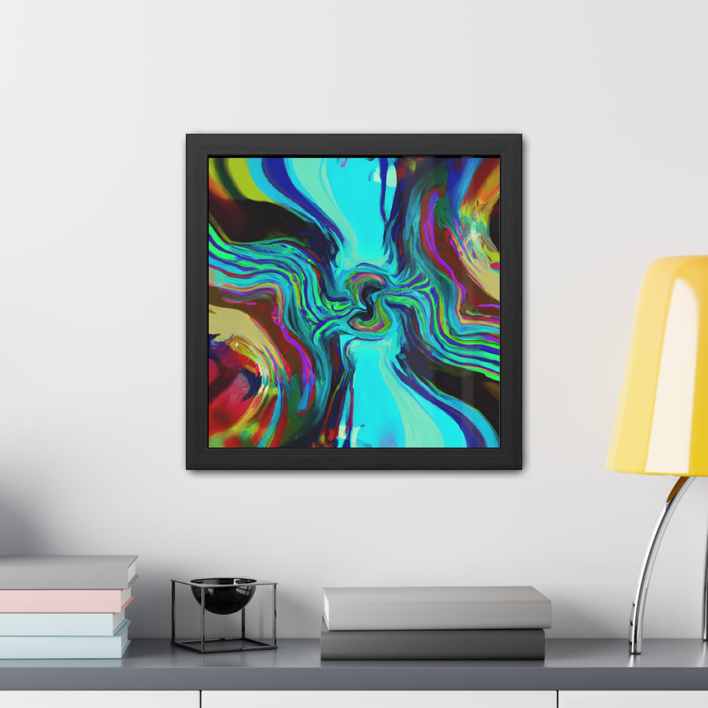 Fabstract 76 - on Framed Print