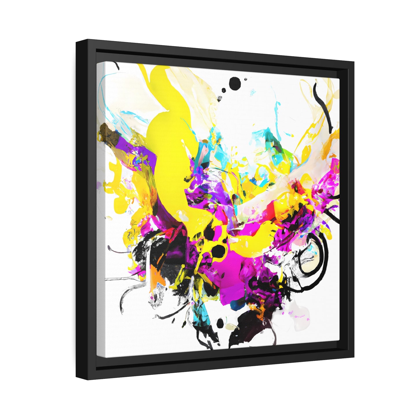 Fabstract 44 - on Framed Canvas