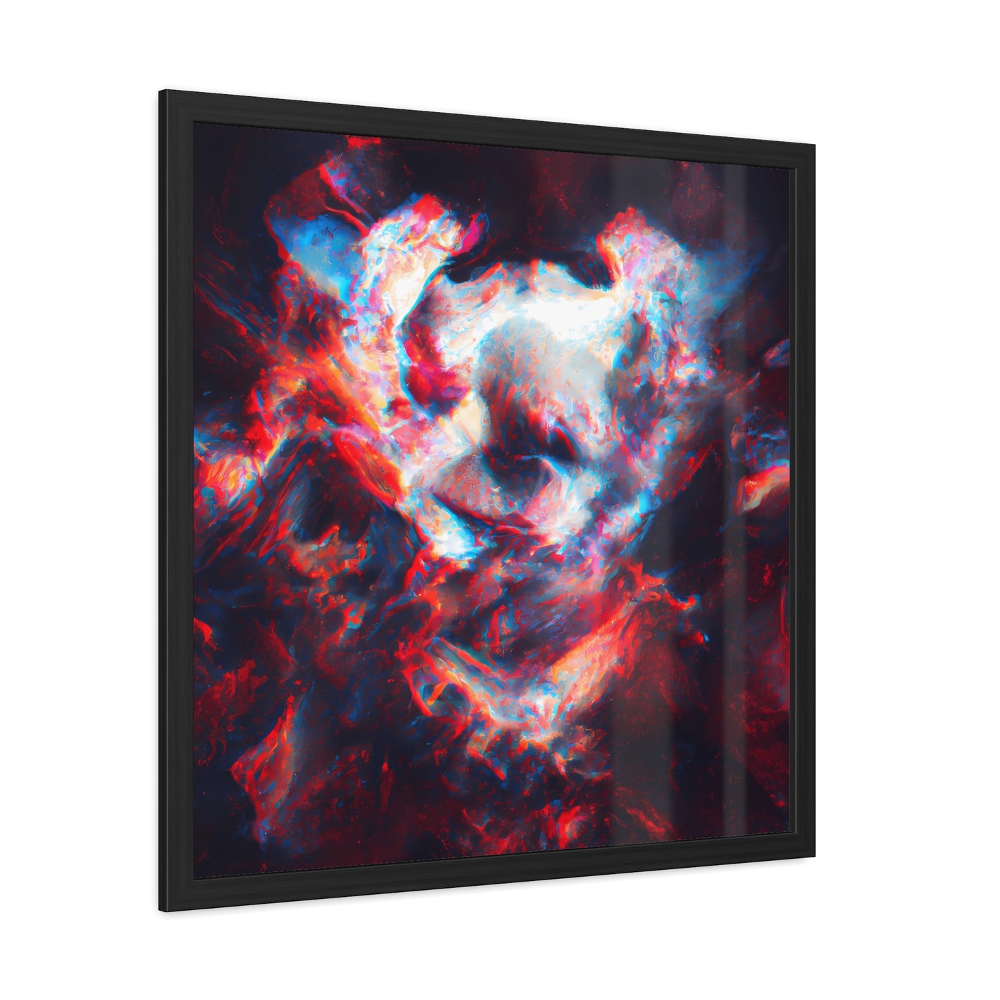 Fabstract 102 - on Framed Print