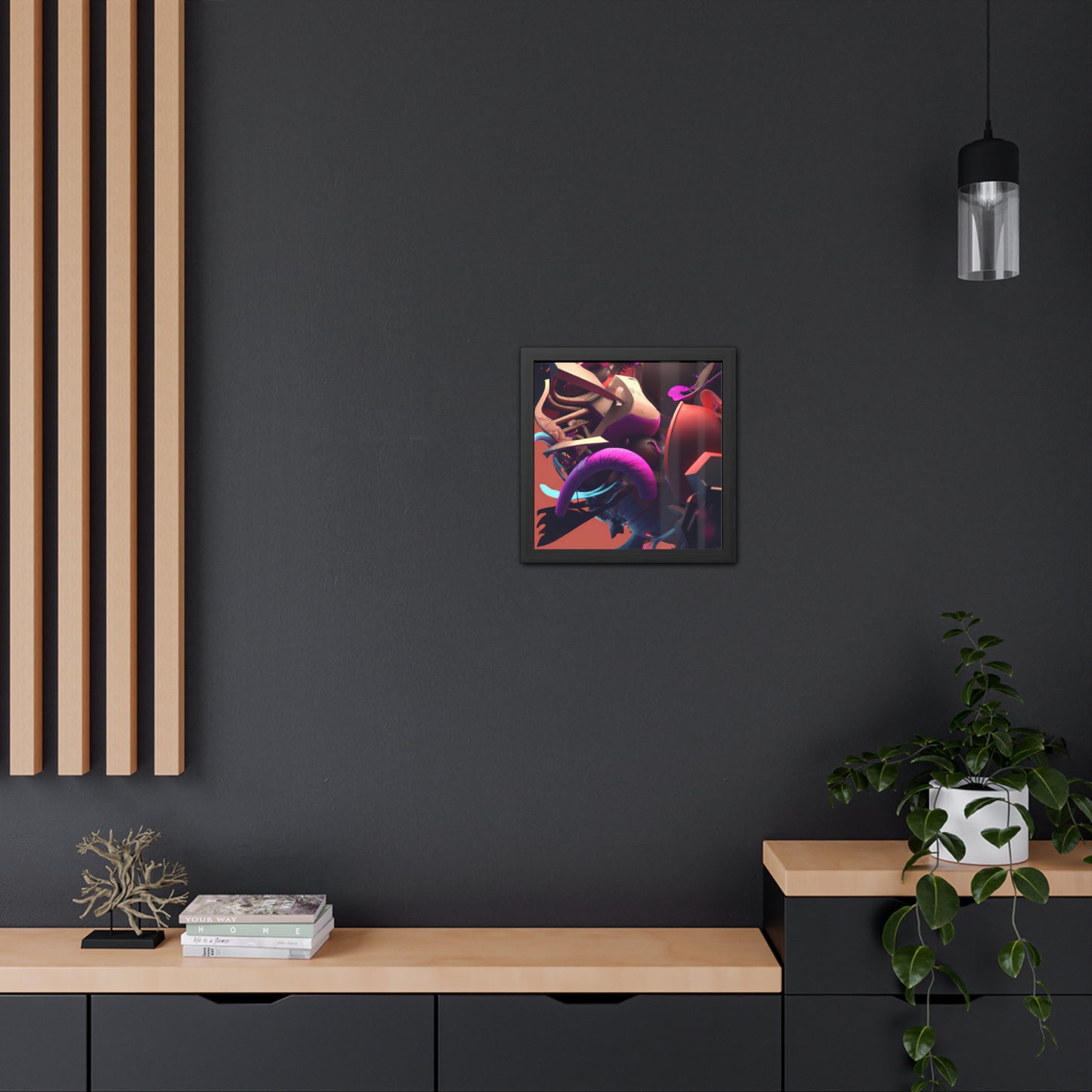 Temporal Flux 13 - on Framed Print