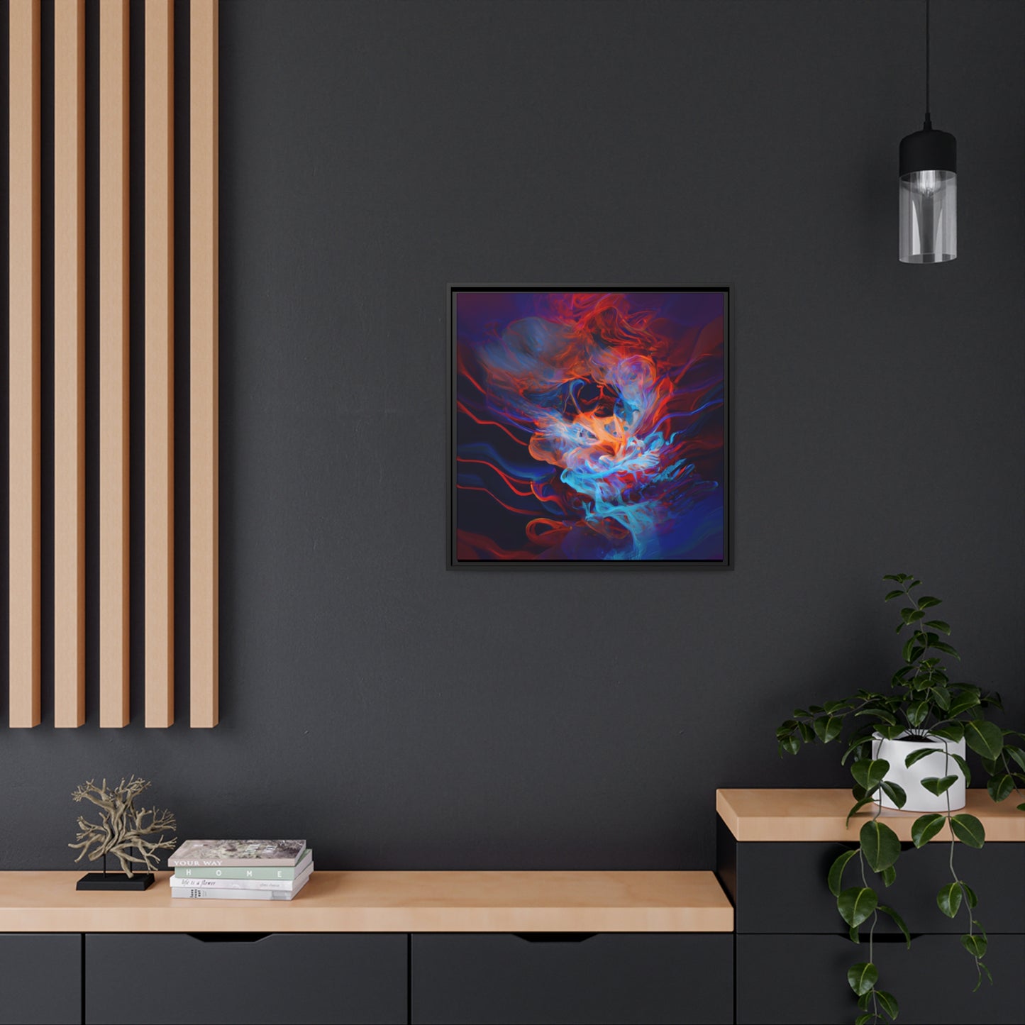 Quantum Euphoria 10 - on Framed Canvas