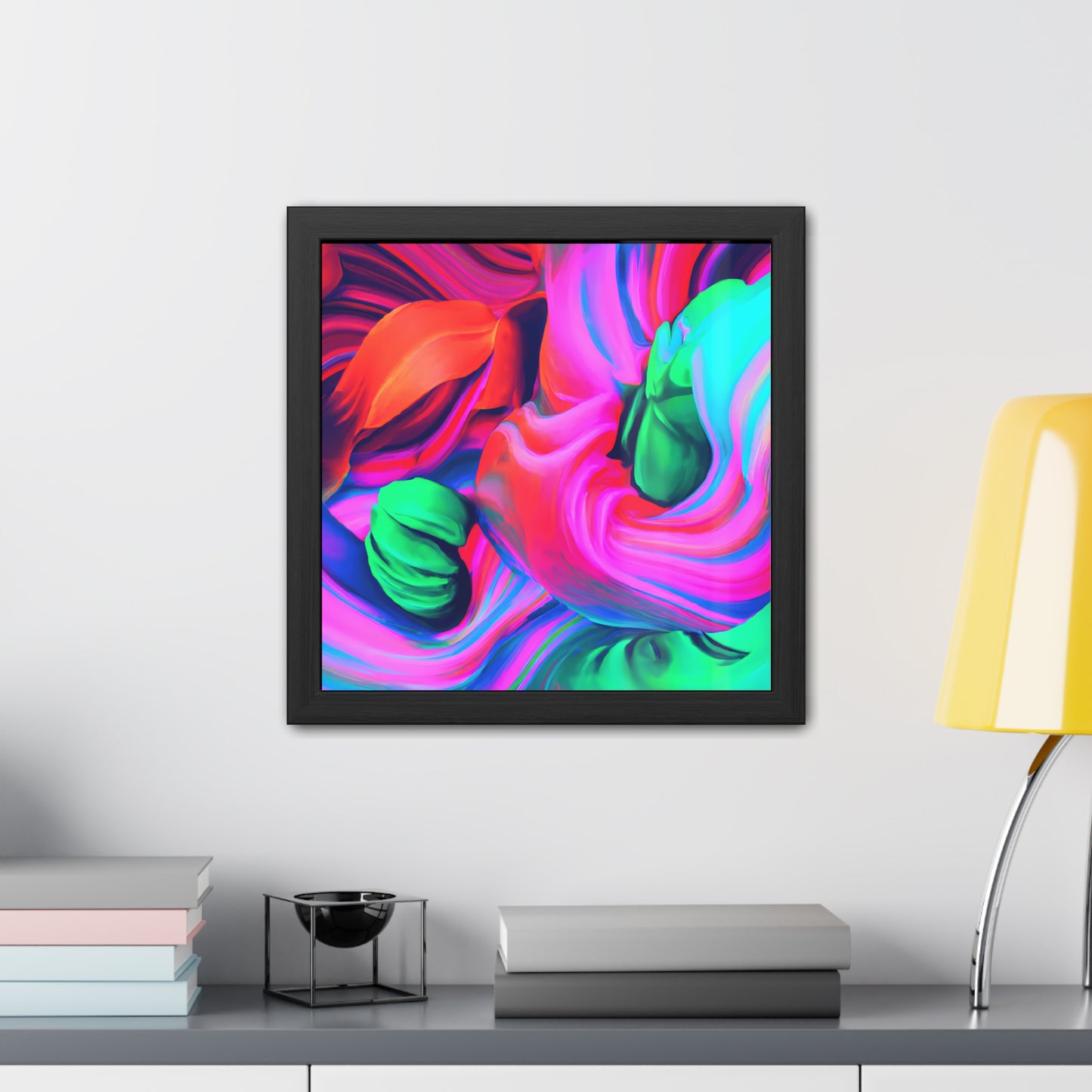 Fabstract 62 - on Framed Print