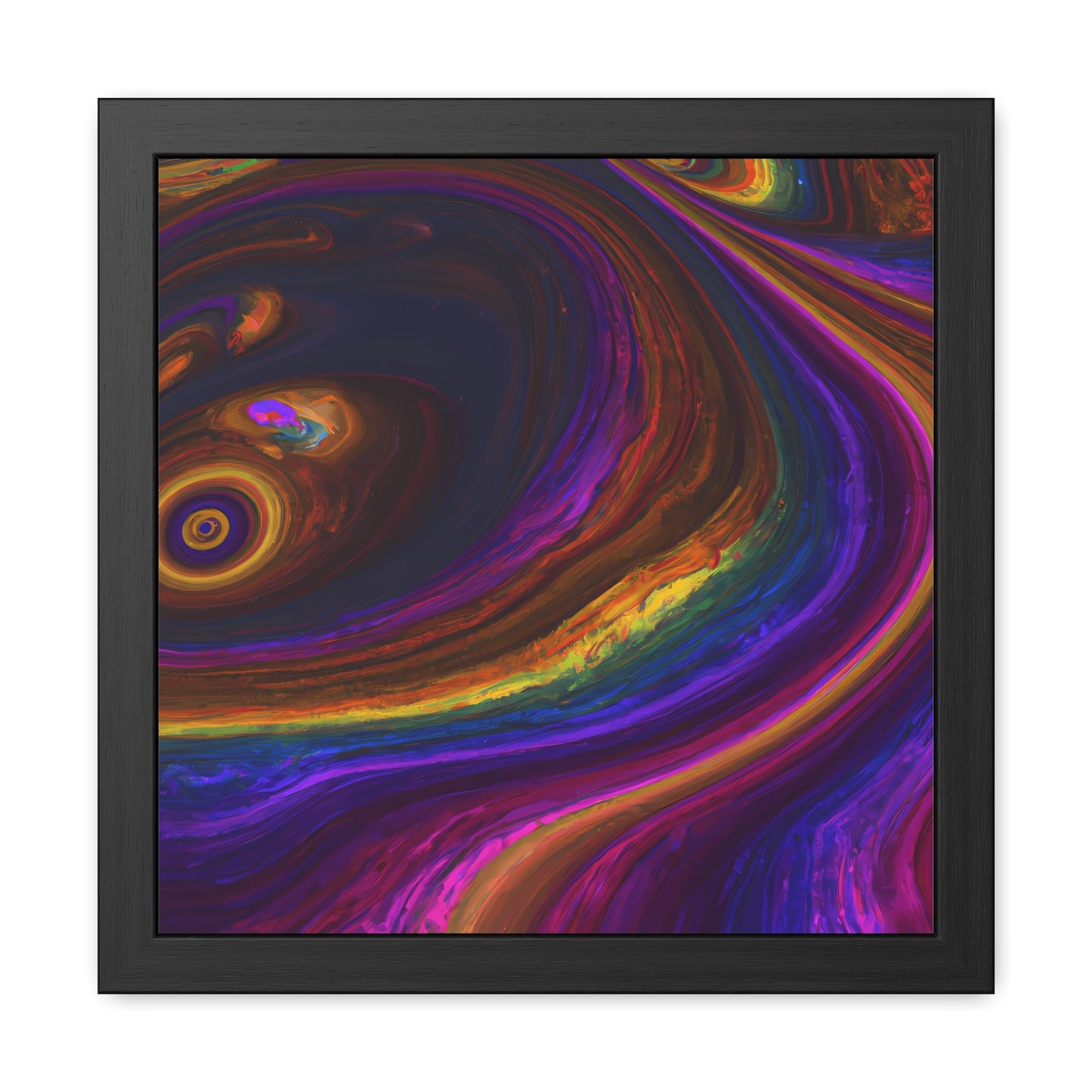 Fabstract 101 - on Framed Print