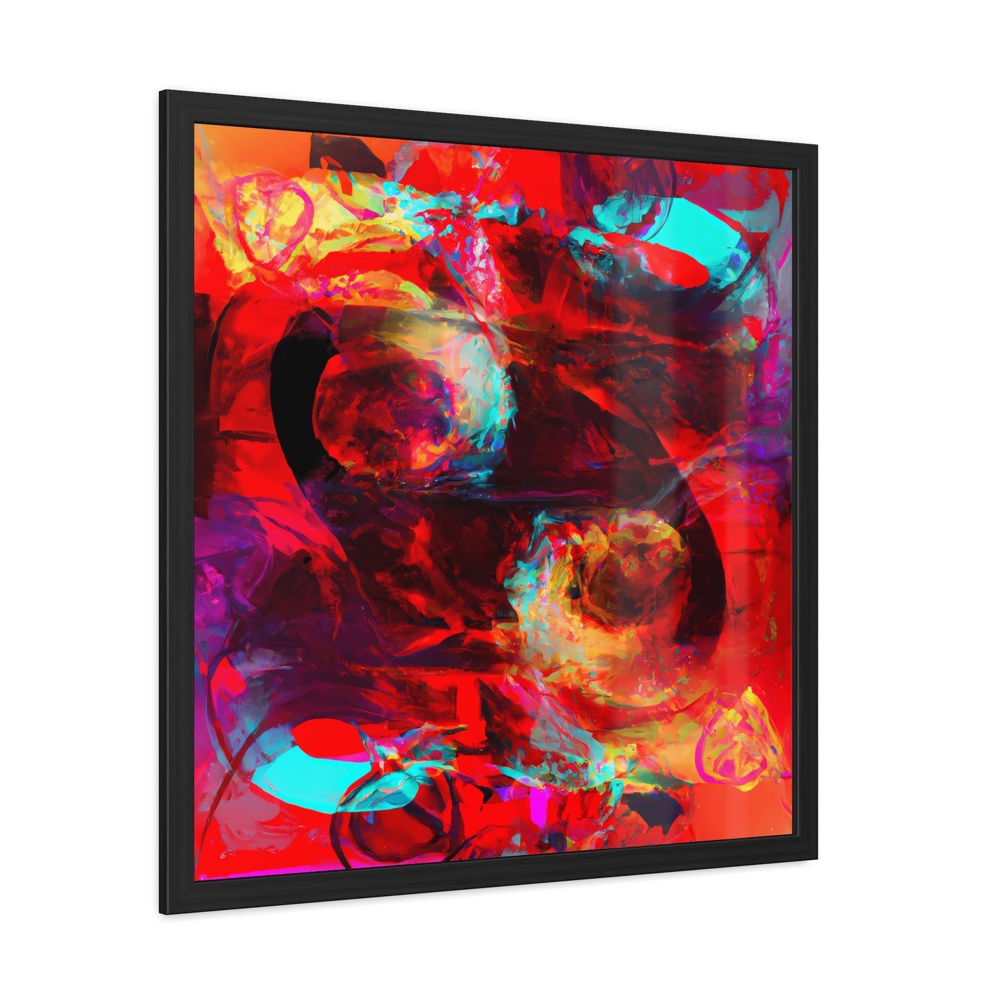 Fabstract 117 - on Framed Print