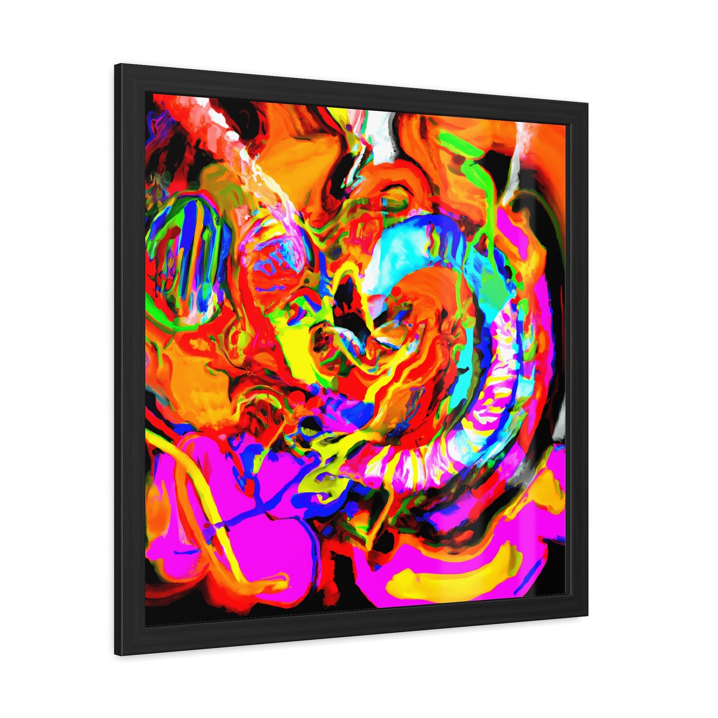 Fabstract 40 - on Framed Print