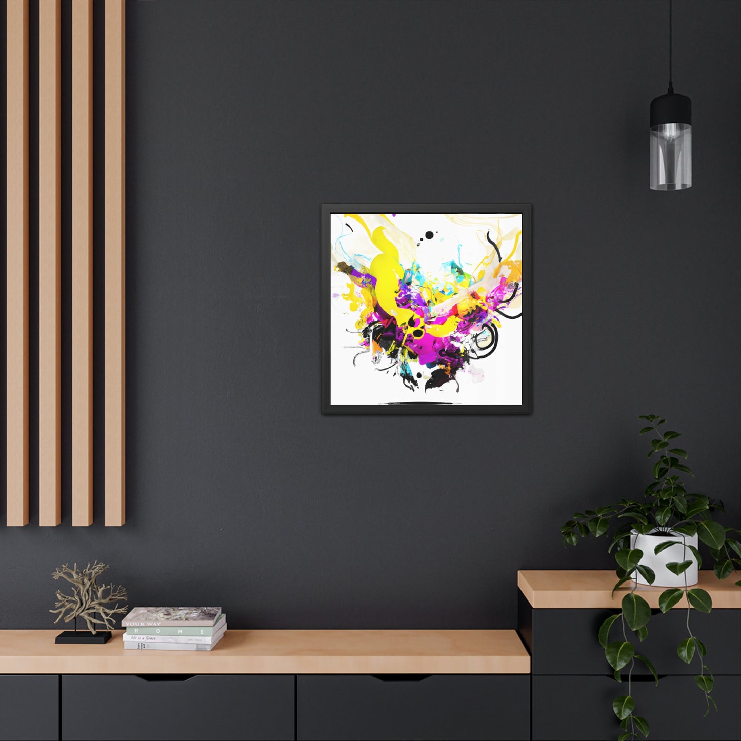 Fabstract 44 - on Framed Print