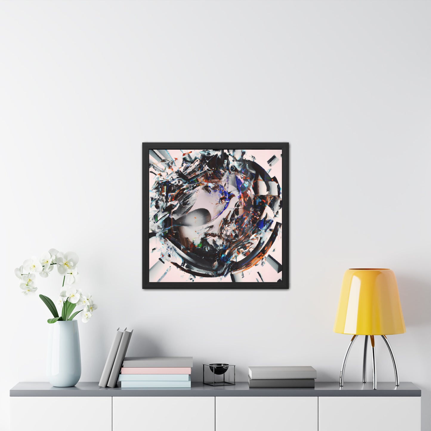 Temporal Flux 17 - on Framed Print