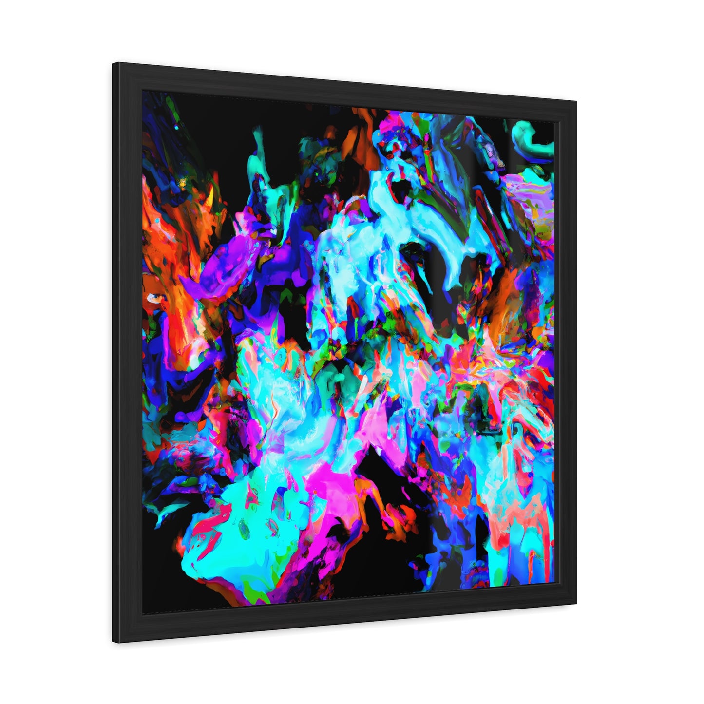 Fabstract 58 - on Framed Print