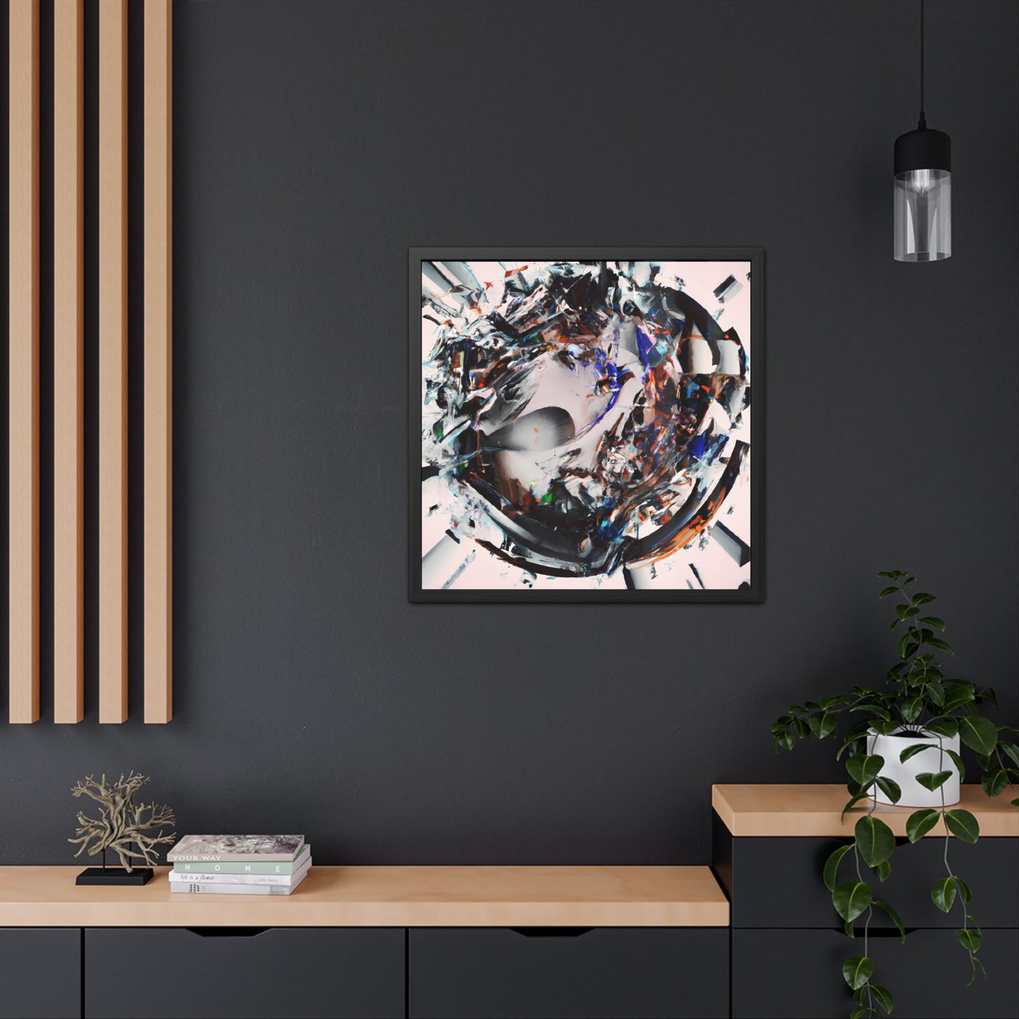 Temporal Flux 17 - on Framed Print