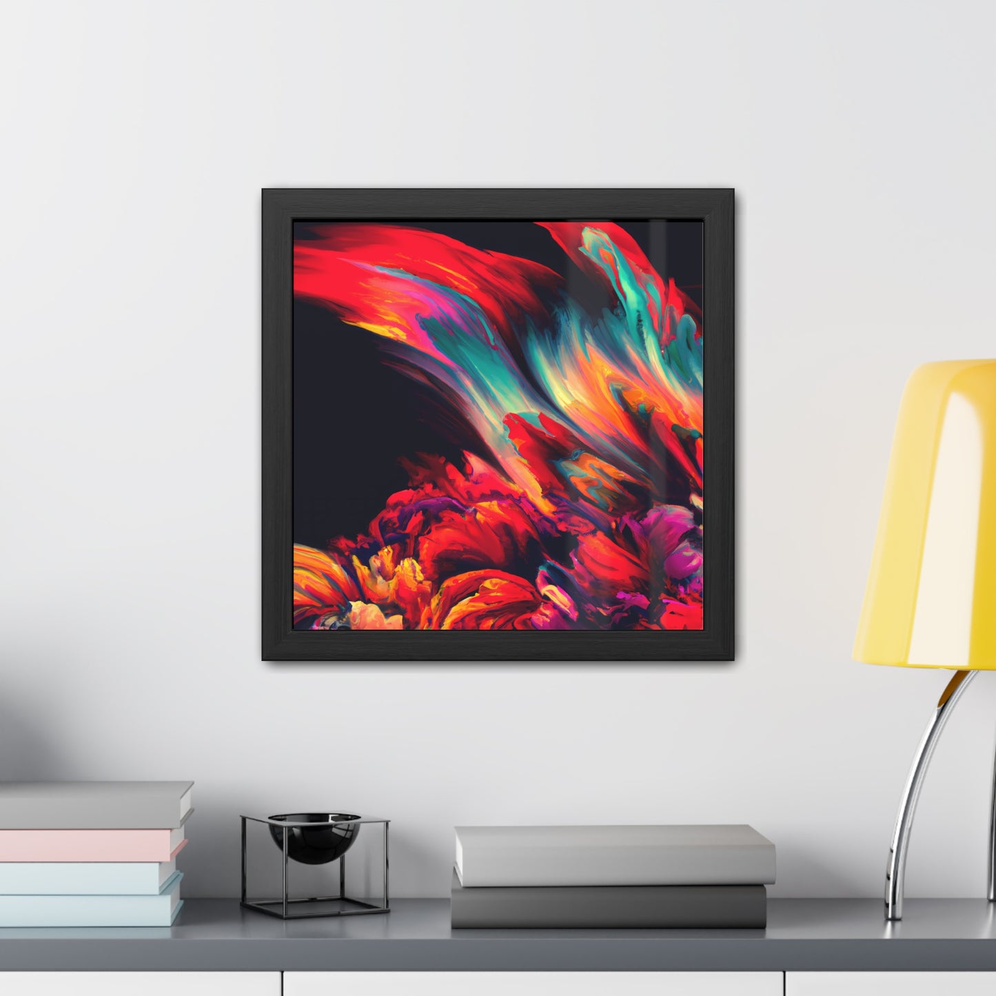 Fabstract 123 - on Framed Print