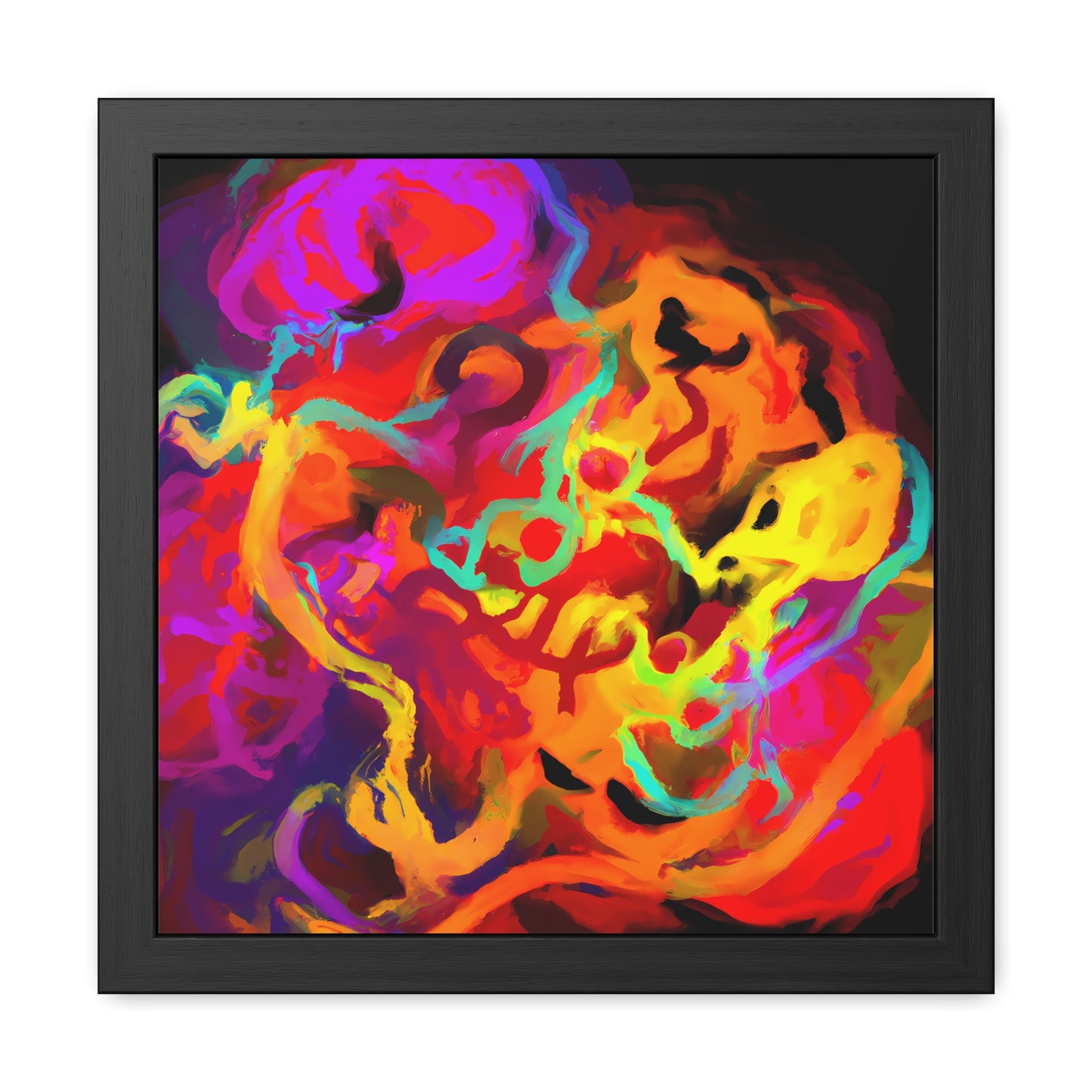 Fabstract 45 - on Framed Print