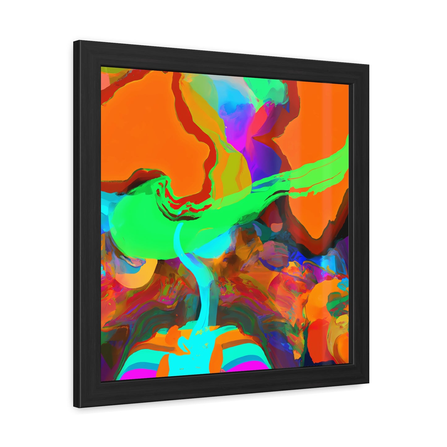 Fabstract 23 - on Framed Print