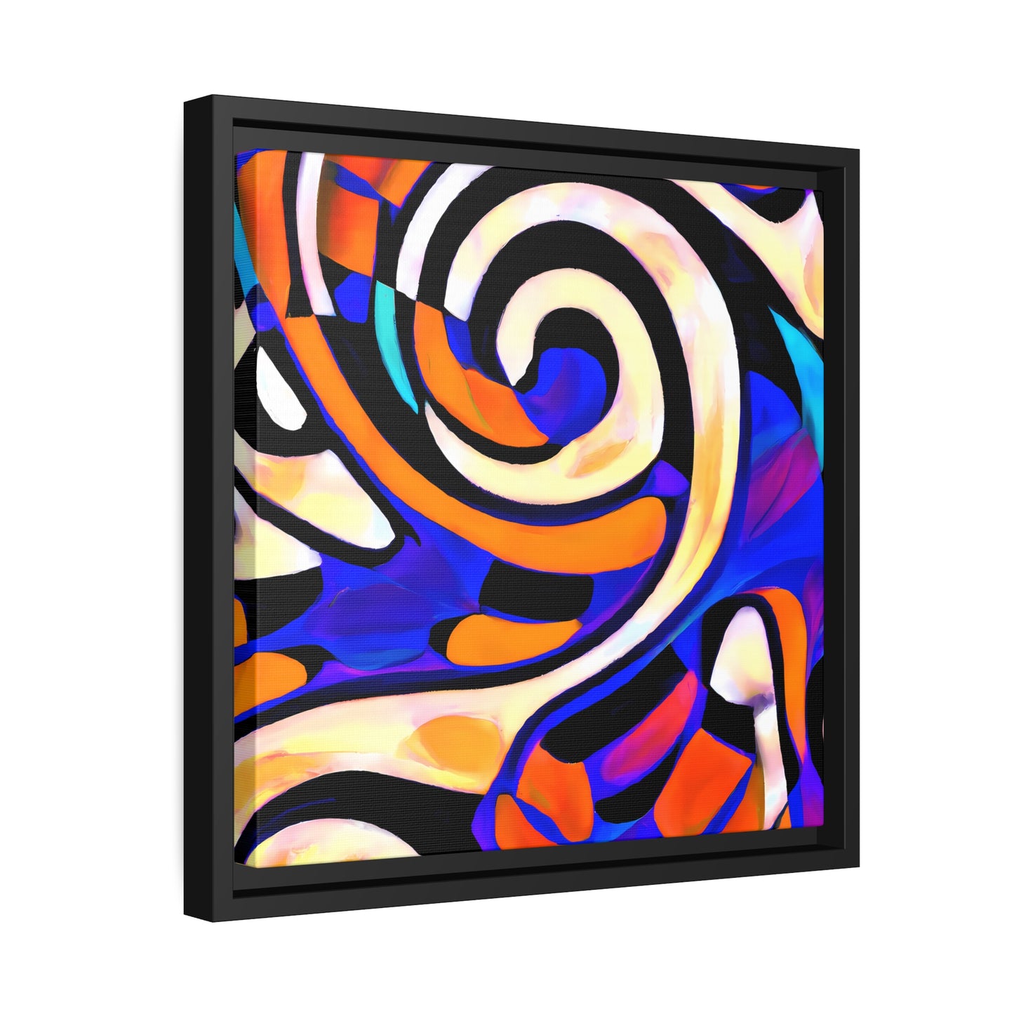 Fabstract 21 - on Framed Canvas