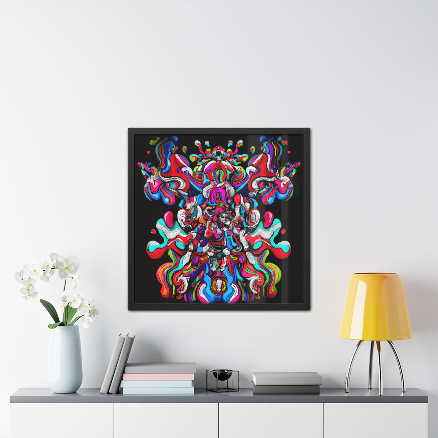 Fabstract 34 - on Framed Print