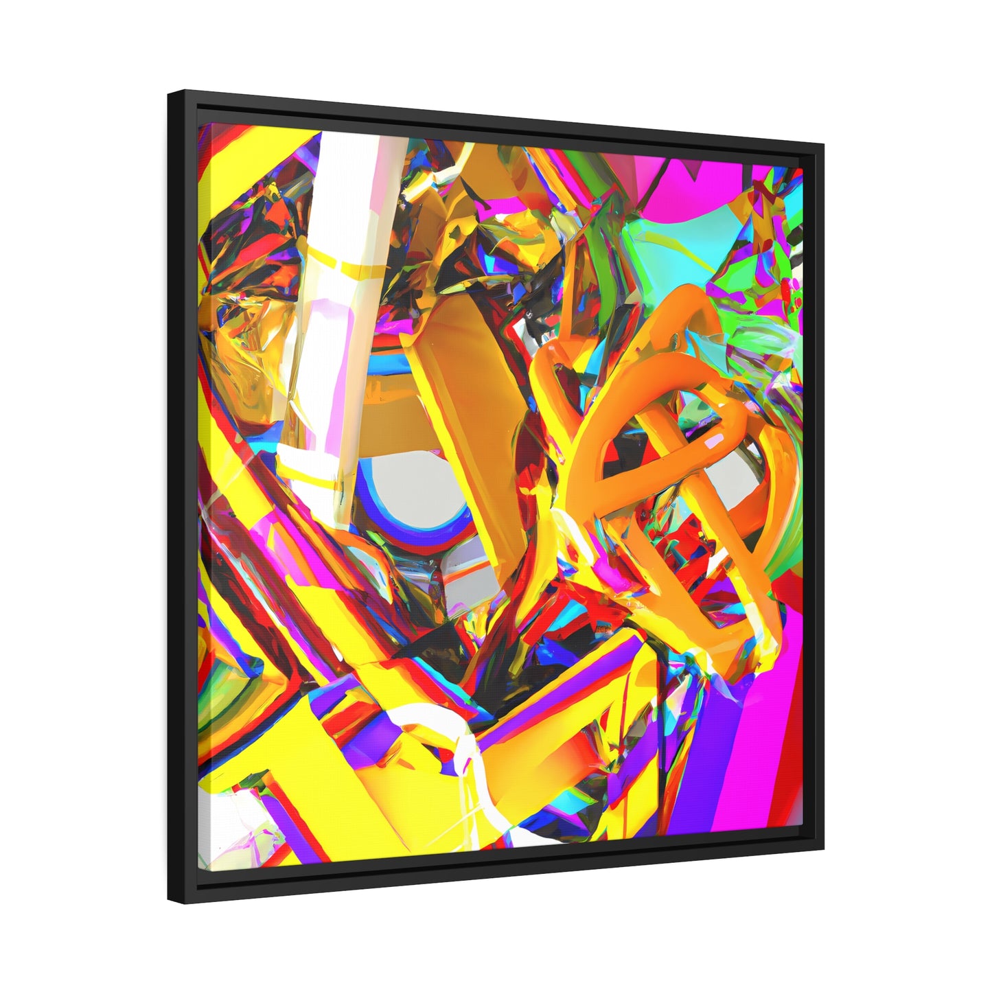 Future Graffiti 26 - on Framed Canvas