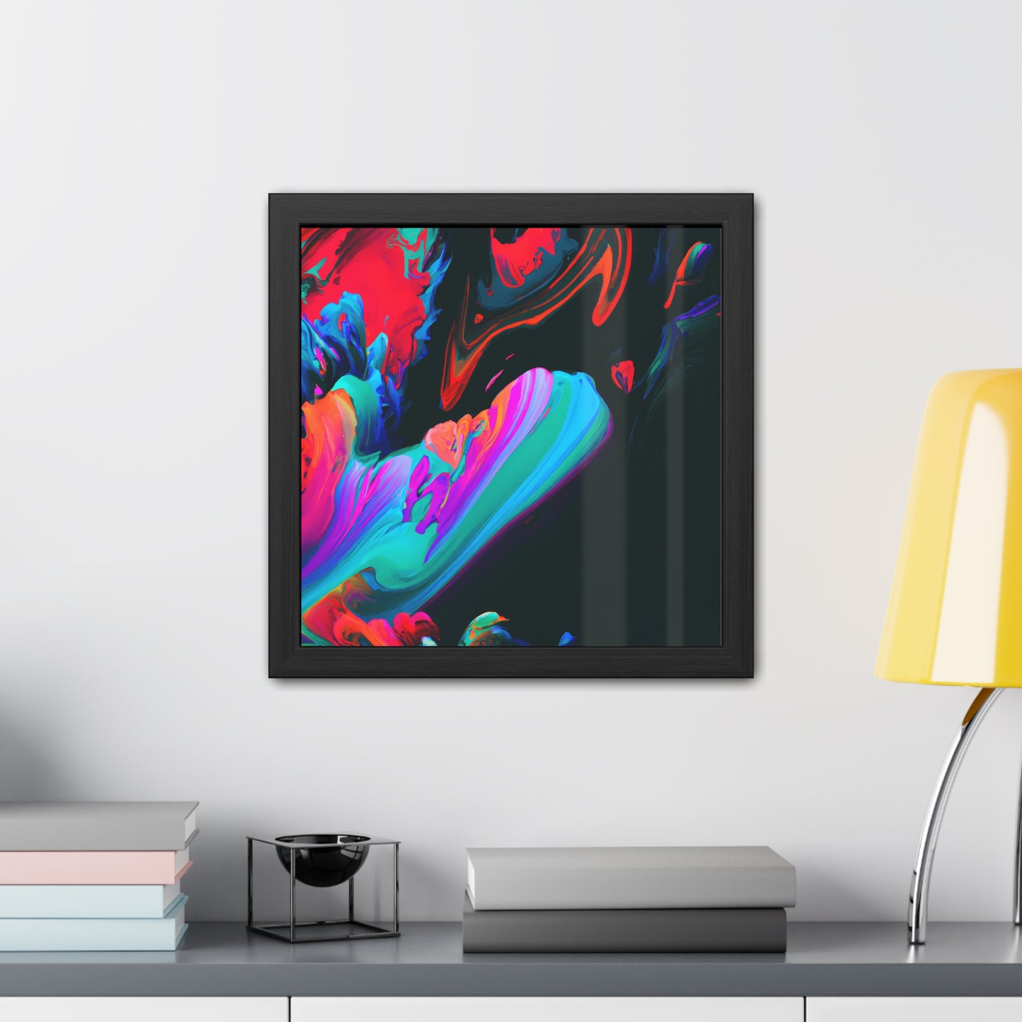 Fabstract 49 - on Framed Print