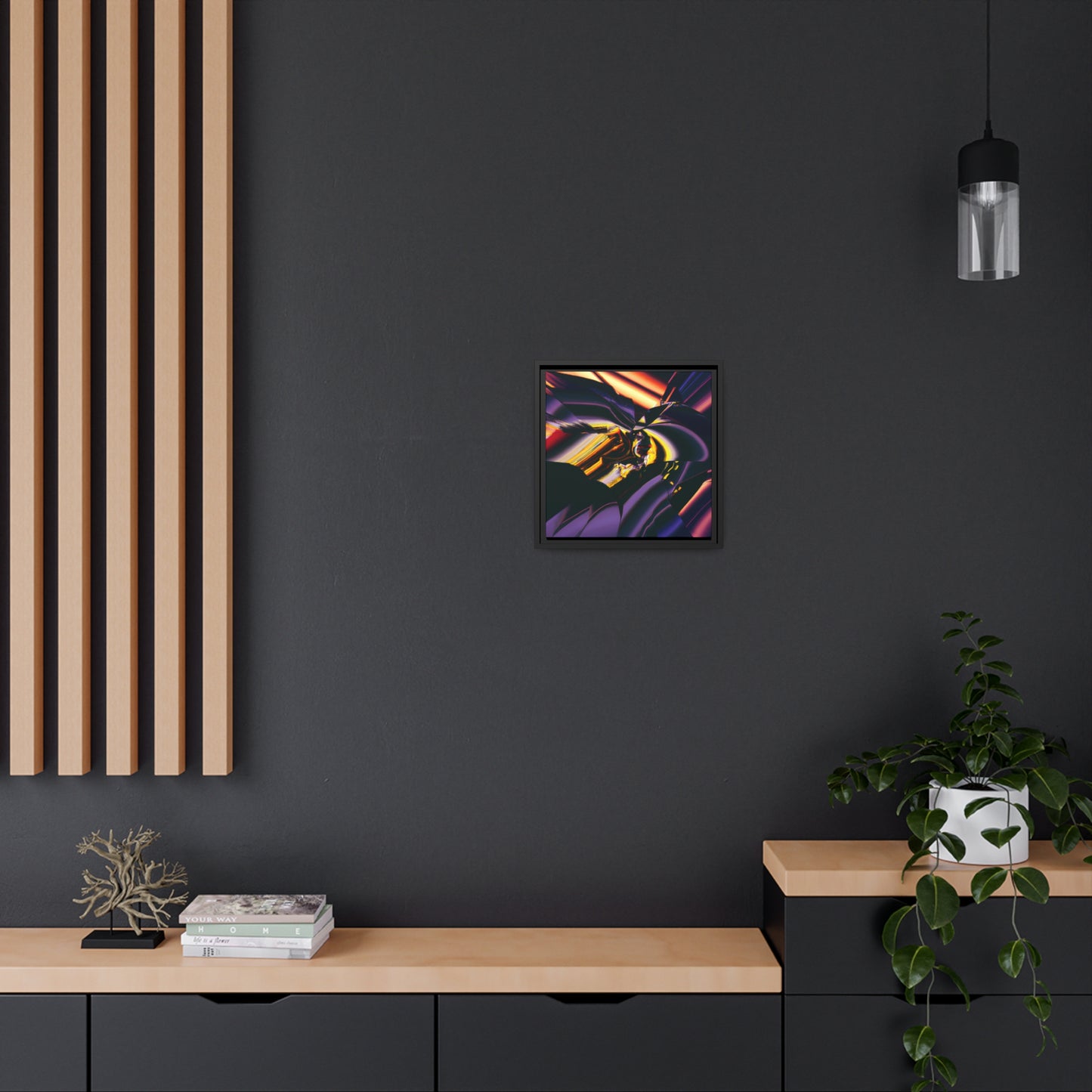 Temporal Flux 16 - on Framed Canvas