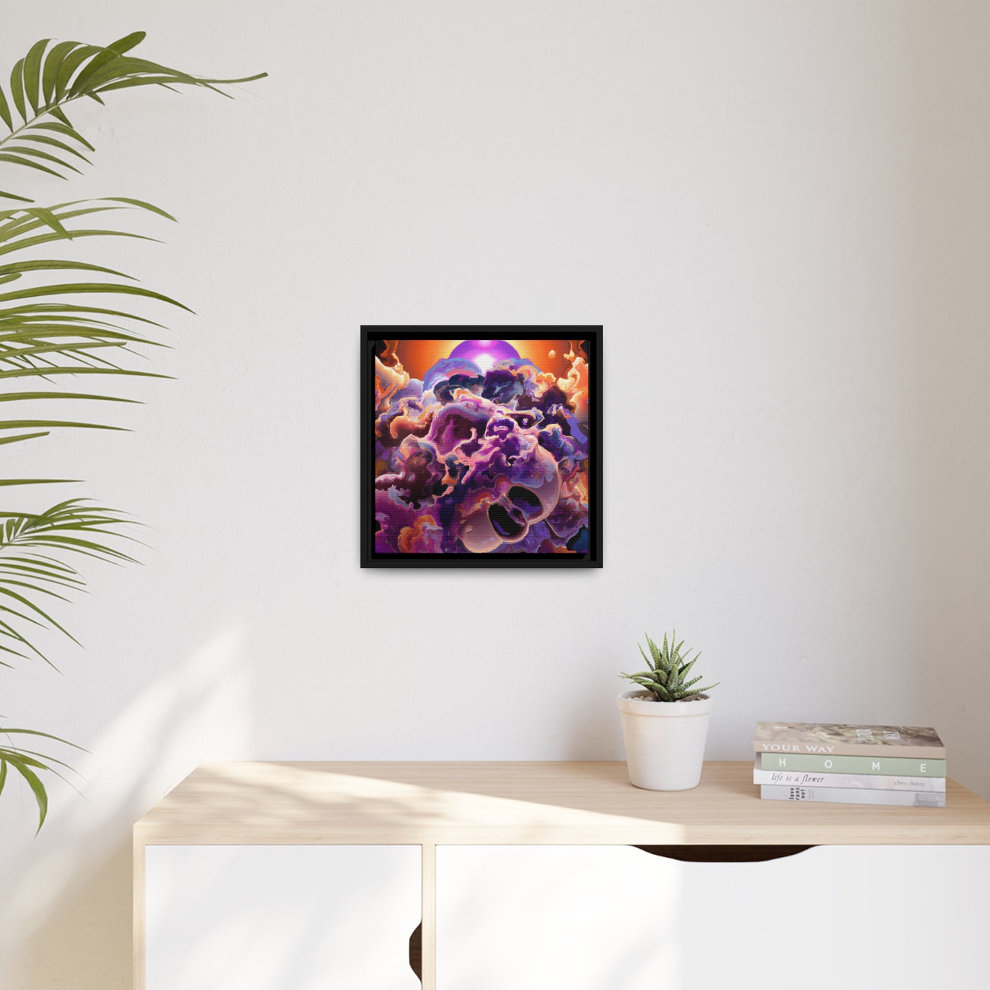 Temporal Flux 5 - on Framed Canvas