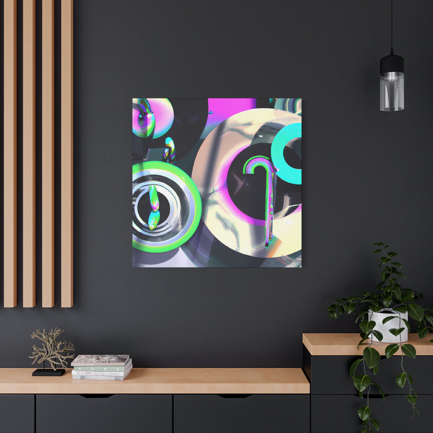 Neon Nexus 2 - on Canvas