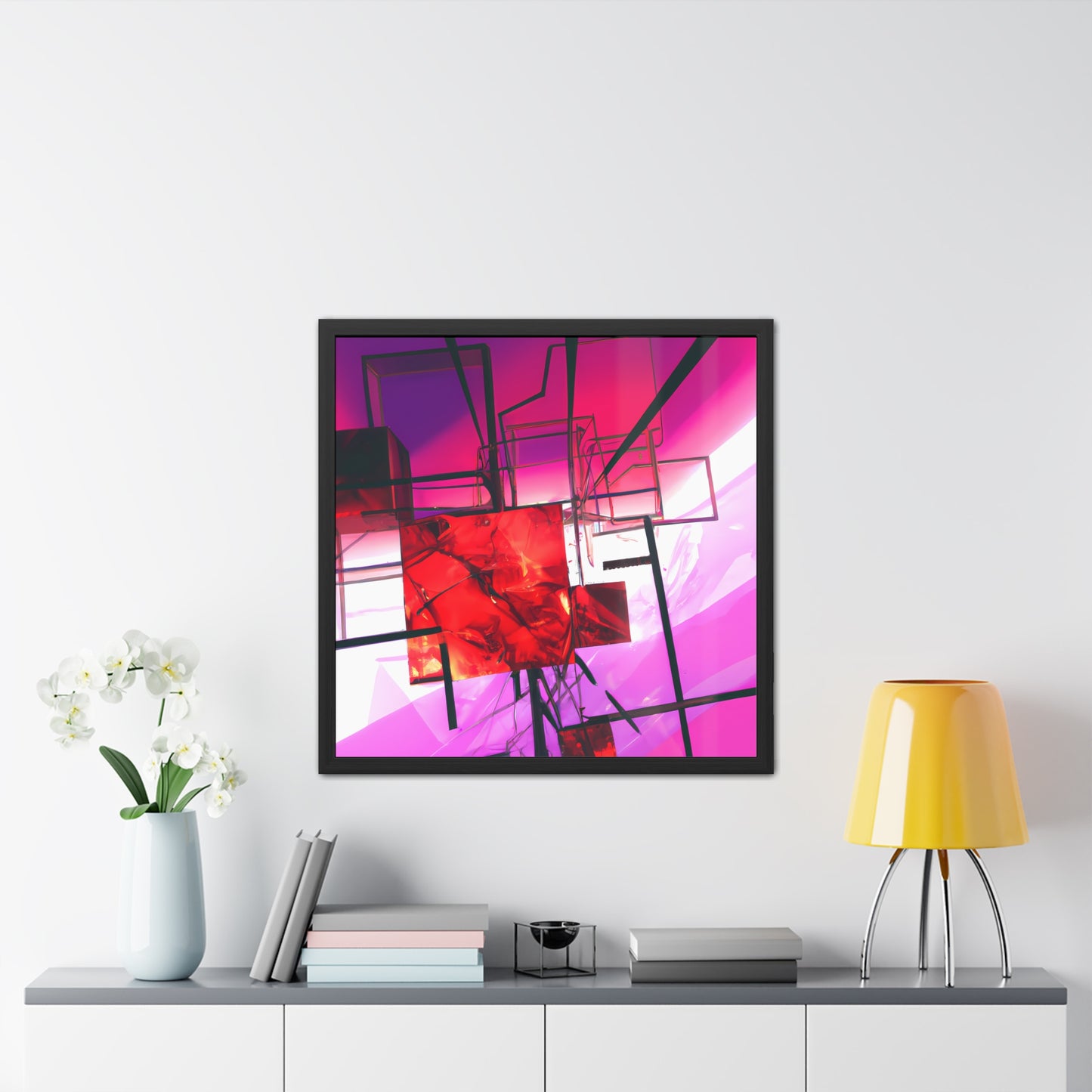 Temporal Flux 7 - on Framed Print