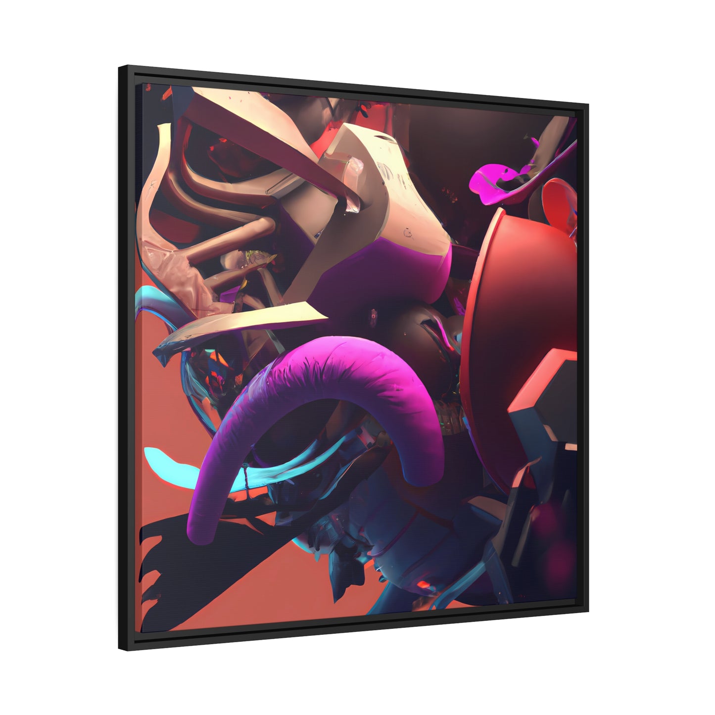 Temporal Flux 3 - on Framed Canvas