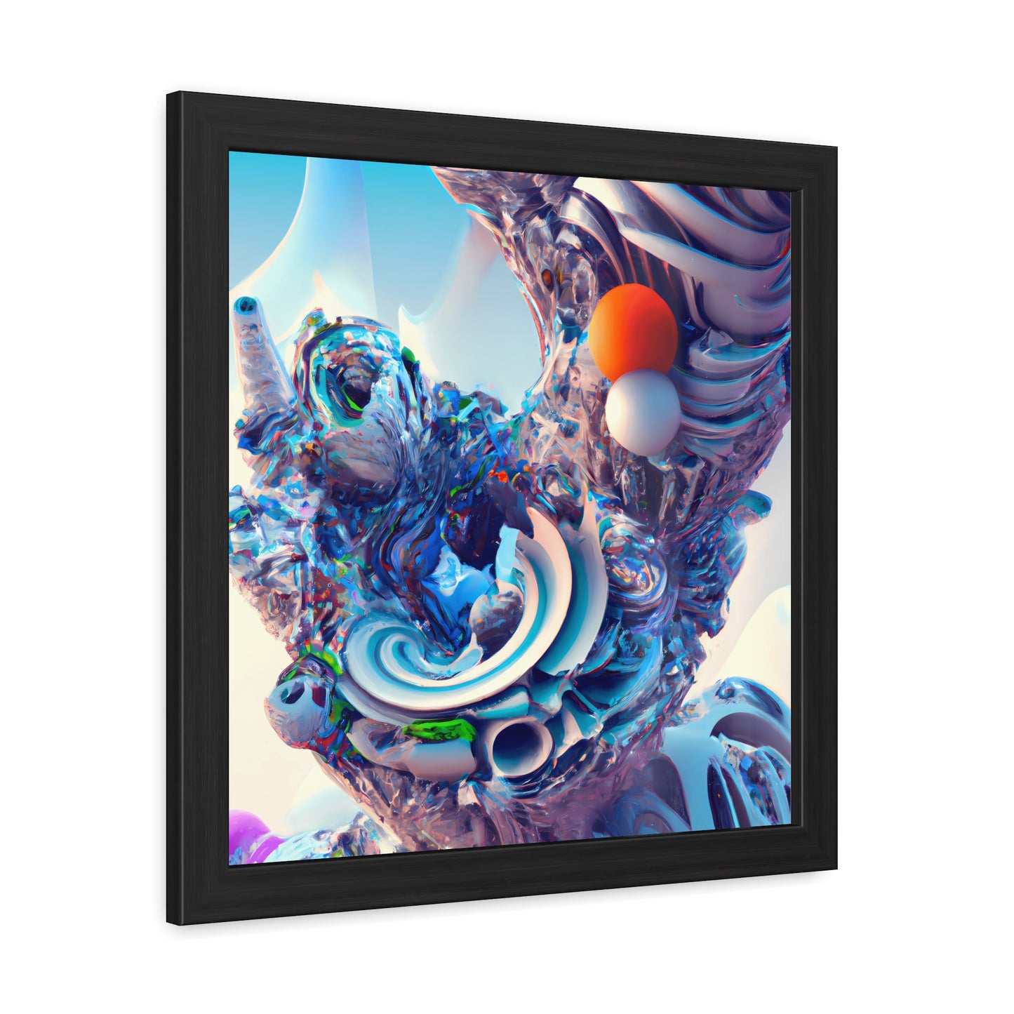 Temporal Flux 15 - on Framed Print