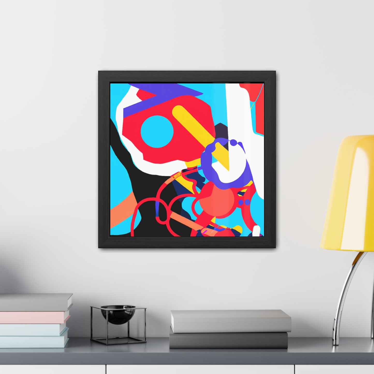 Fabstract 4 - on Framed Print