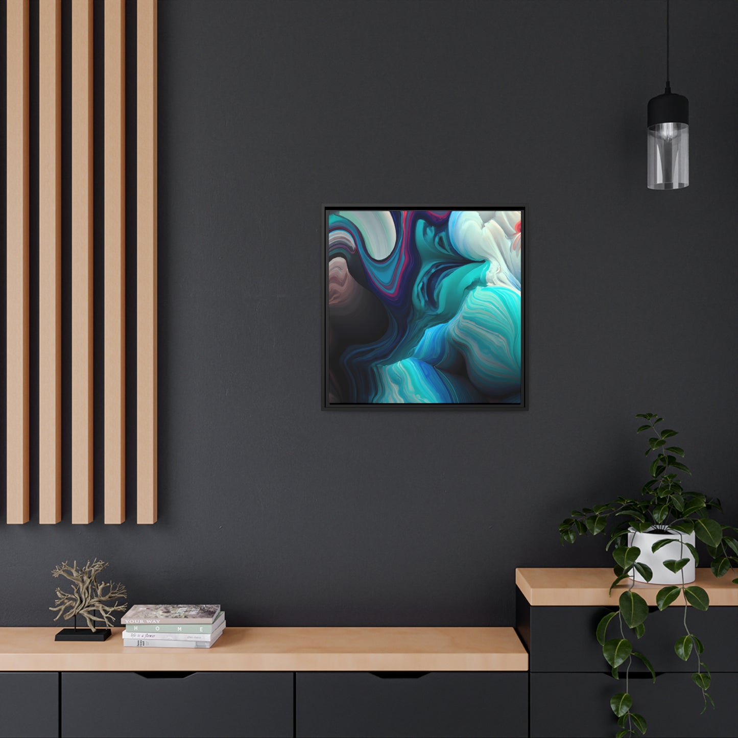 Quantum Euphoria 19 - on Framed Canvas